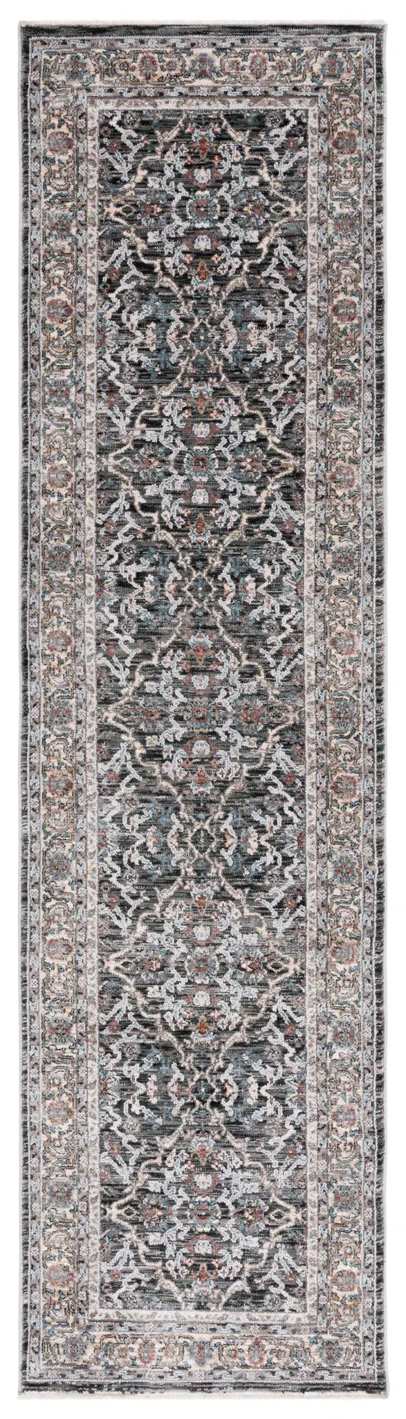 Artifact Bordered Floral Rug