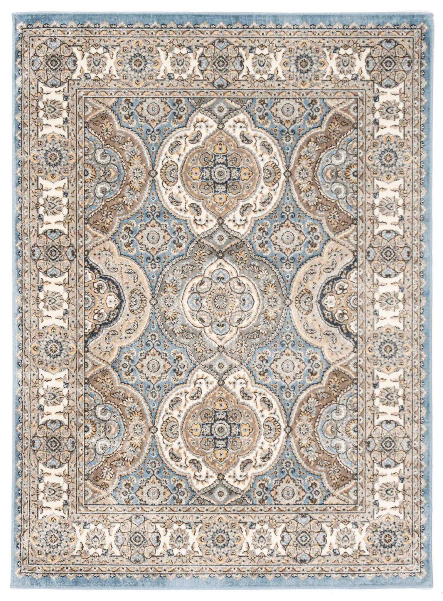 Atlas Triple Medallion Viscose Rug