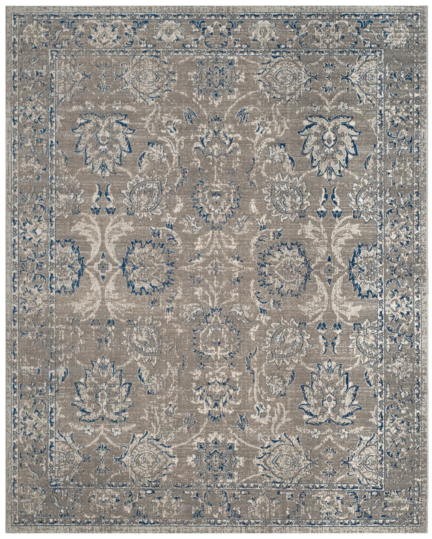 Artisan Floral Border Rug