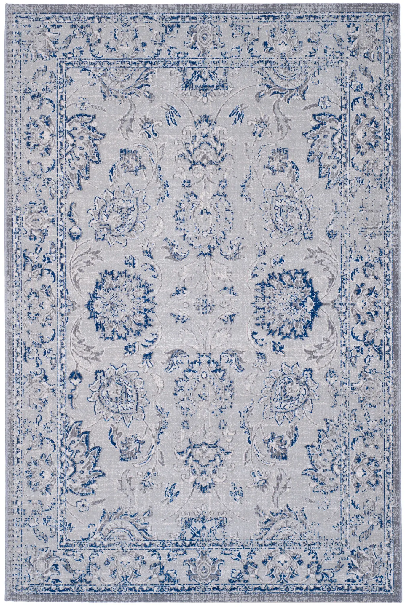 Artisan Floral Border Rug