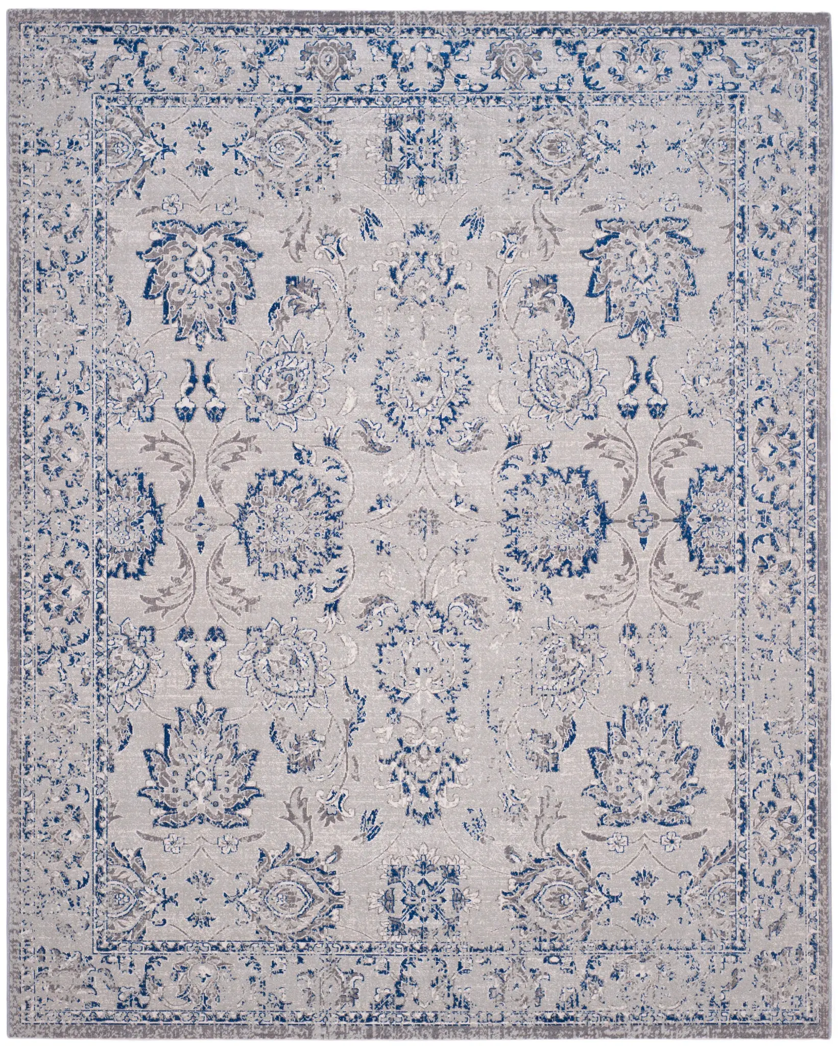 Artisan Floral Border Rug