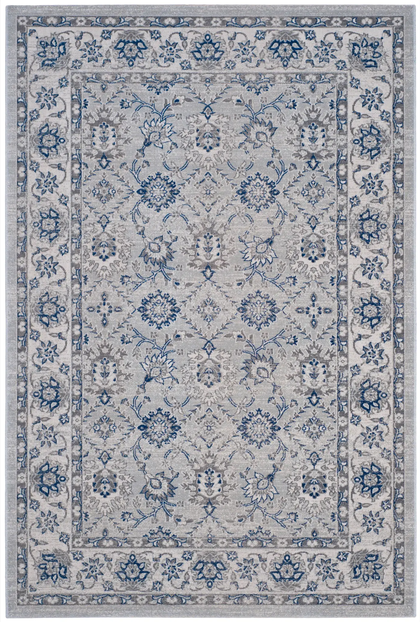 Artisan Bordered Floral Rug