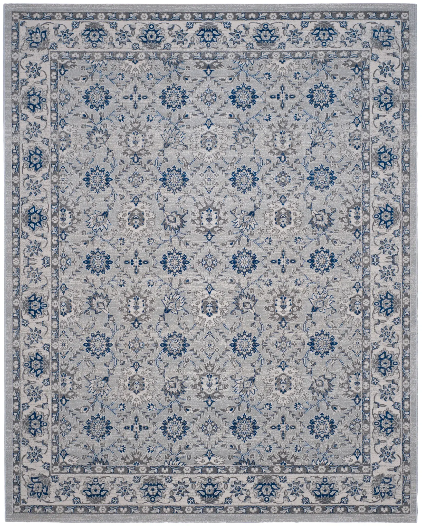 Artisan Bordered Floral Rug