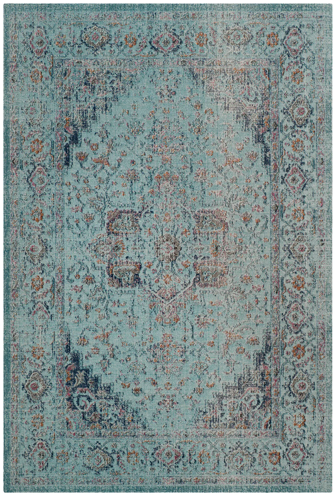 Artisan Vintage Medallion Border Rug