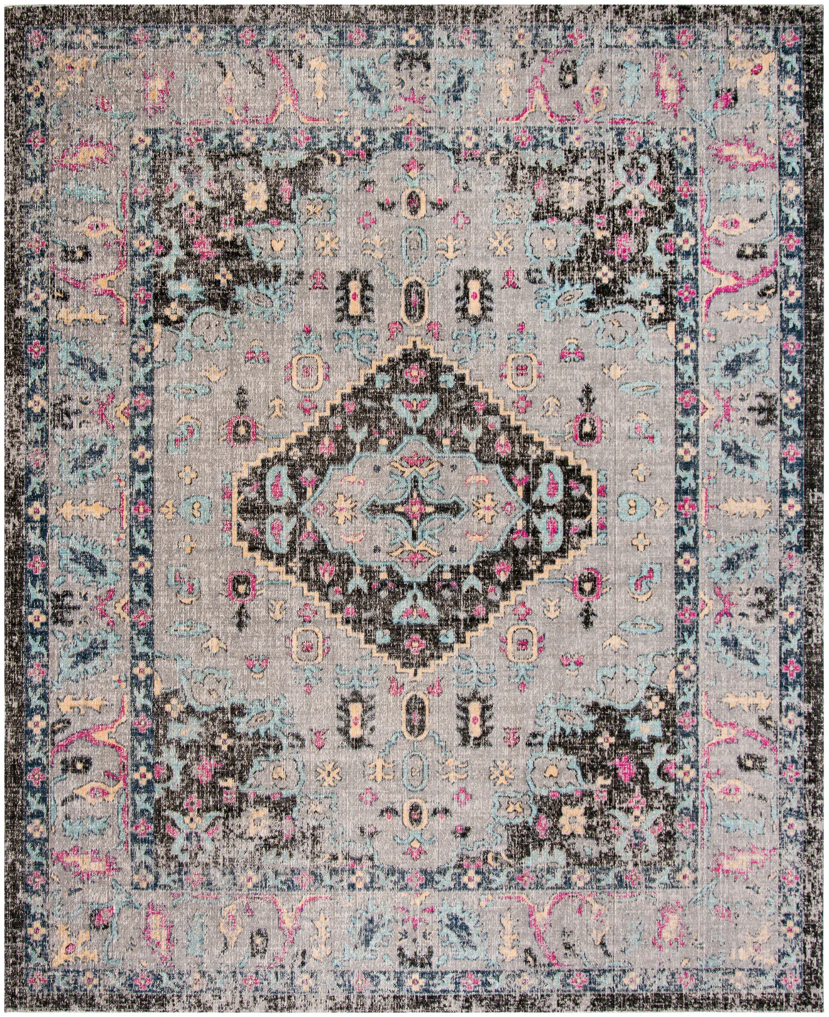 Artisan Geometric Medallion Rug