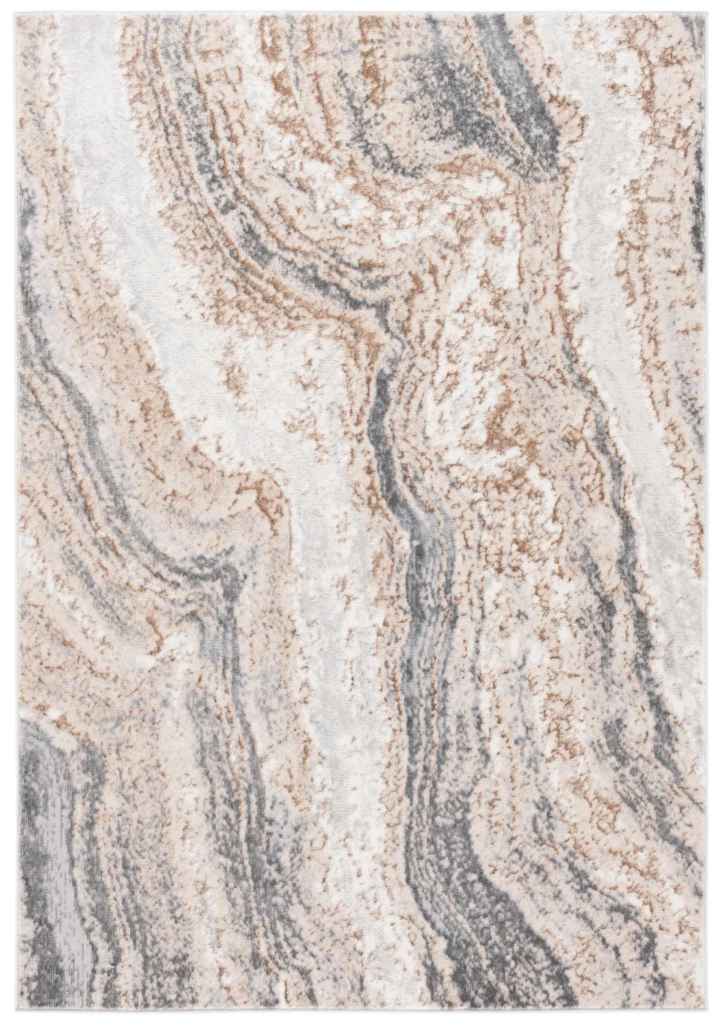 Aura Marbled Wave Rug