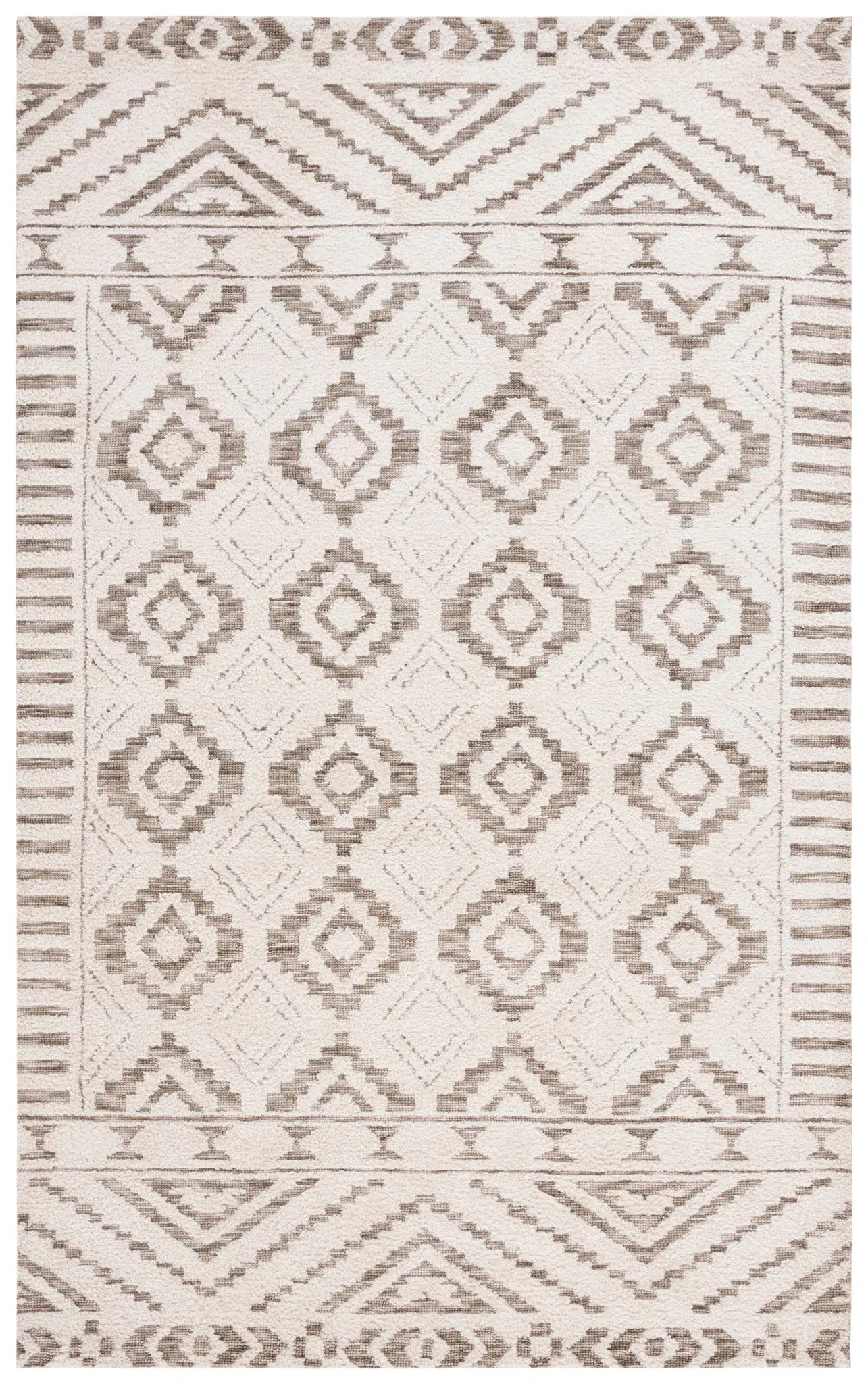 Audrey Tribal Diamond Hand-Tufted Rug