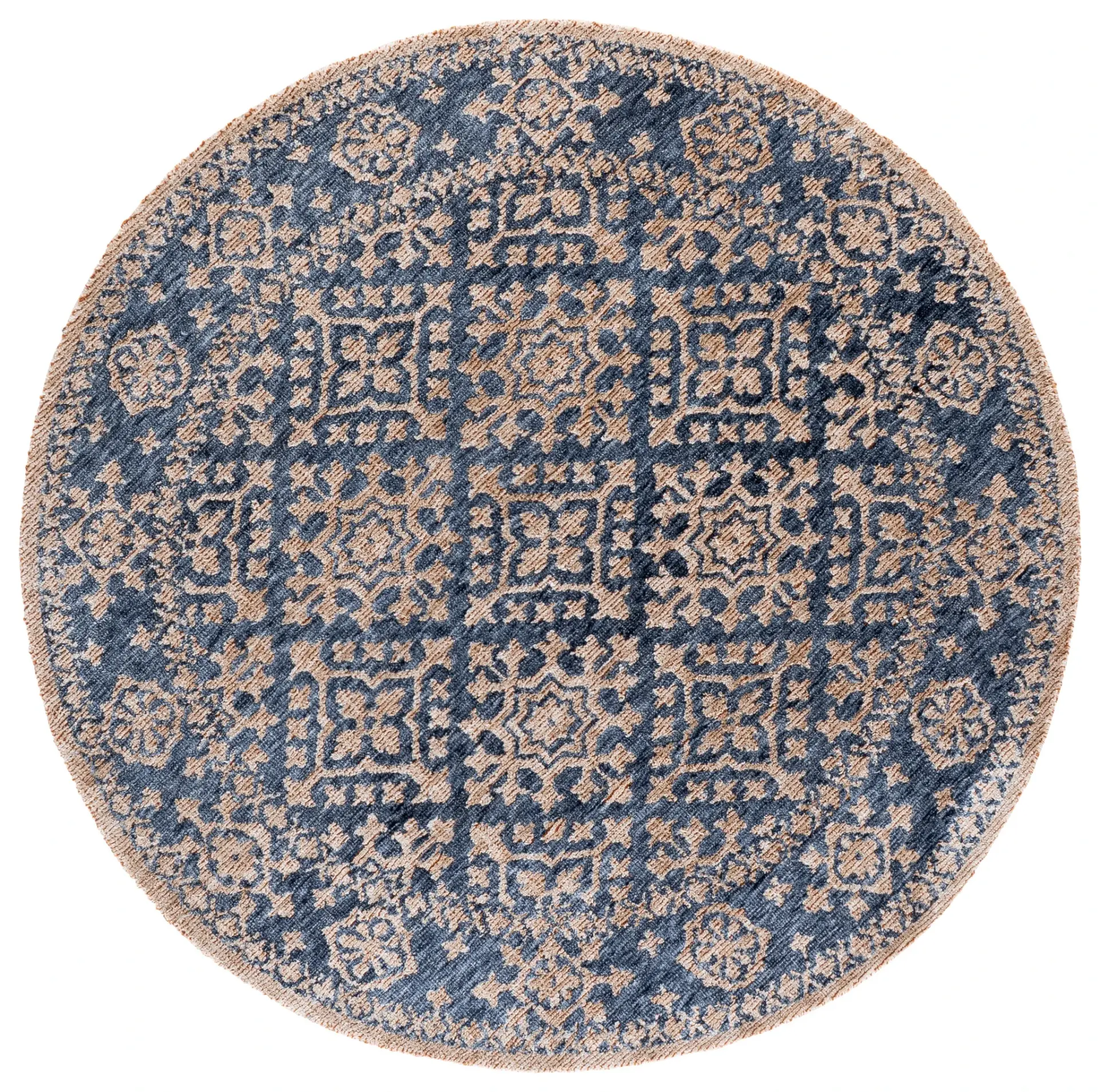 Audrey Floral Damask Hand-Tufted Rug