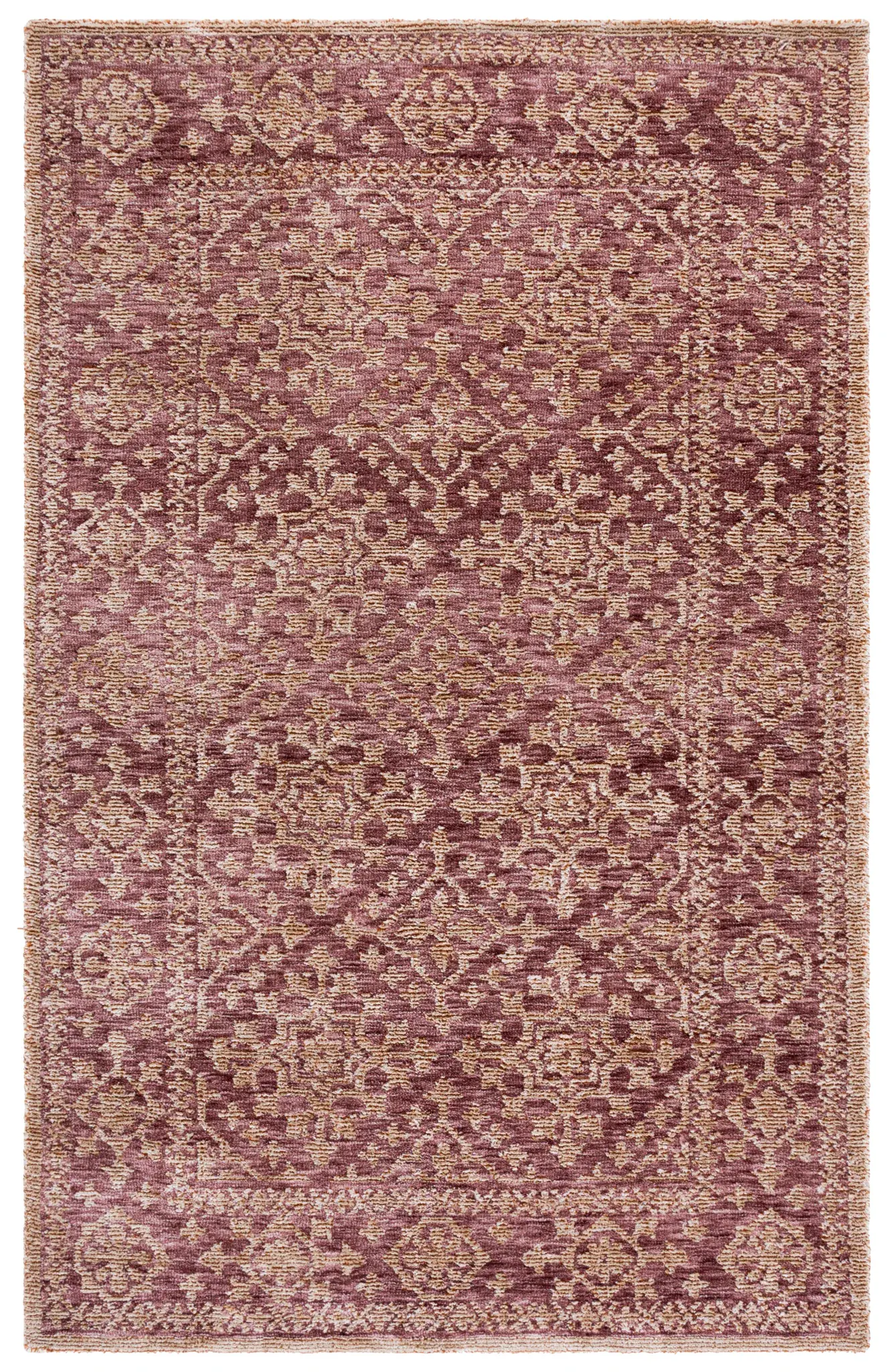 Audrey Floral Damask Hand-Tufted Rug