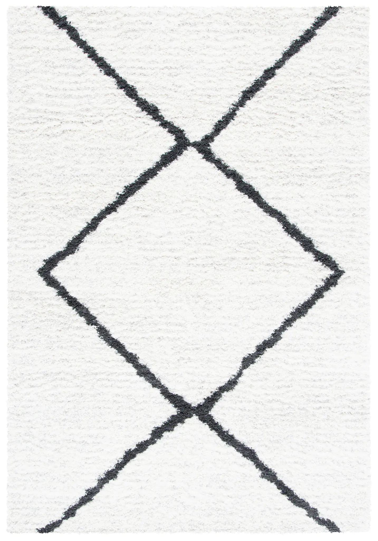 August Diamond Shag Rug