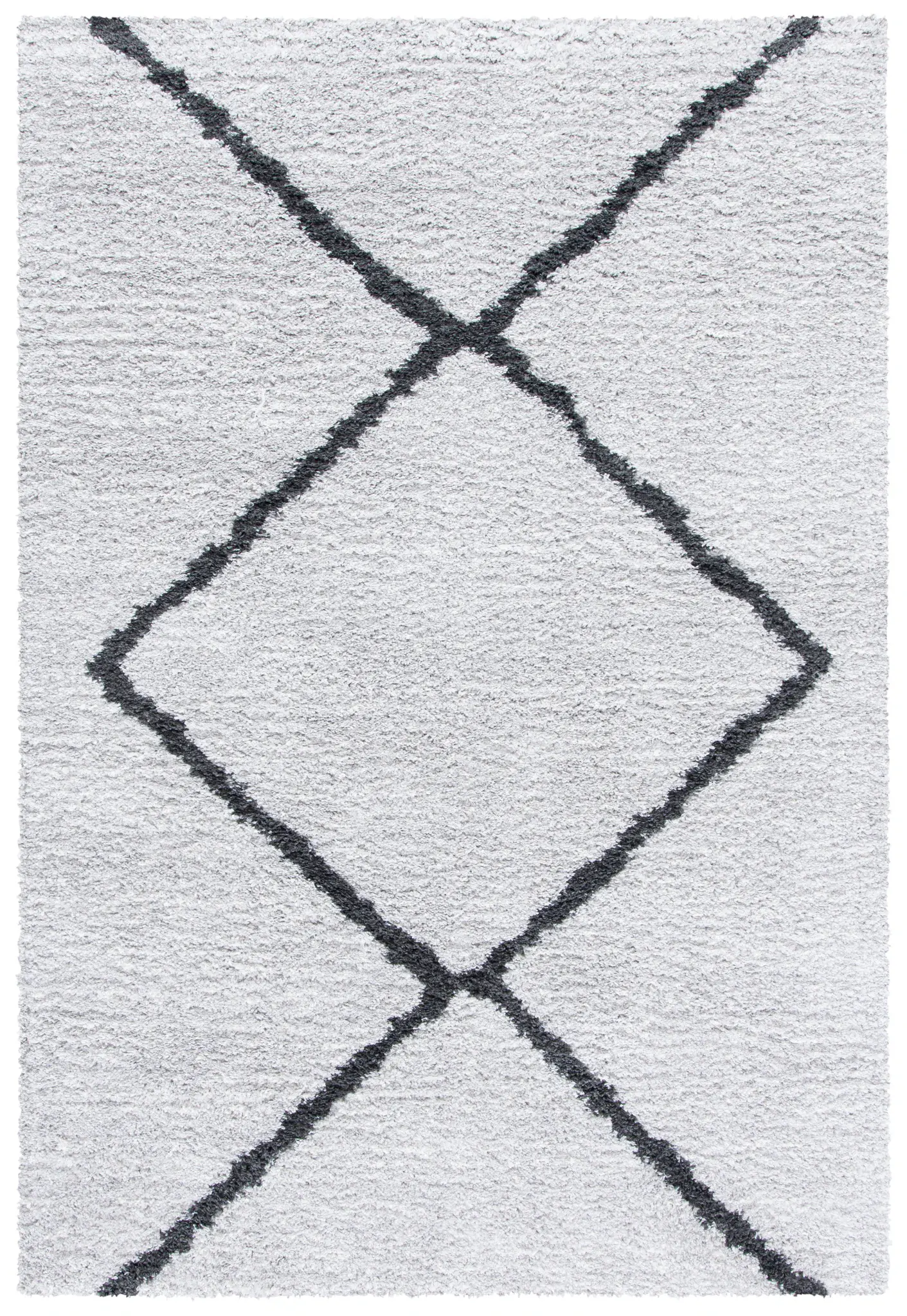 August Diamond Shag Rug
