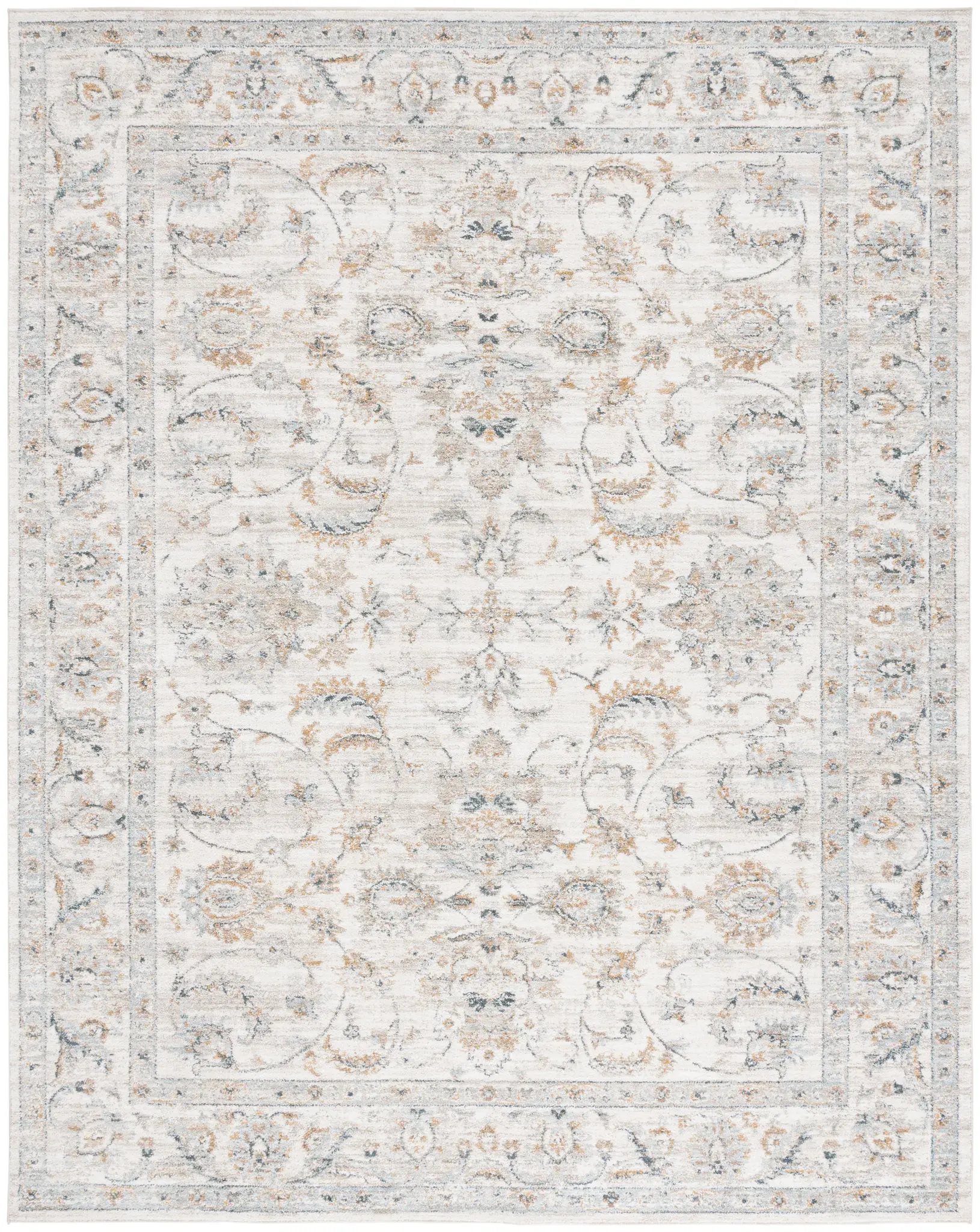 Avalon Floral Border Rug
