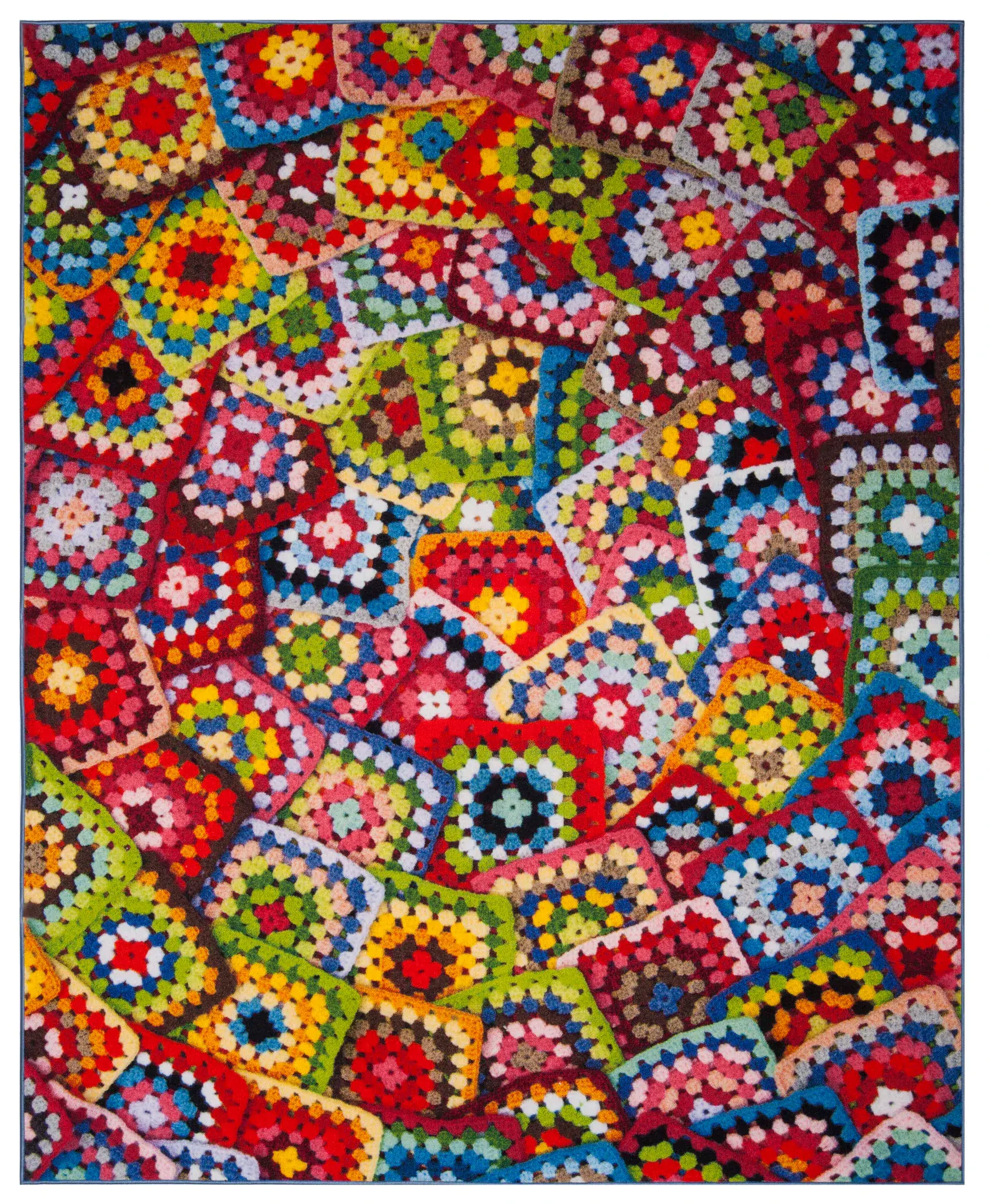 Aztec Bohemian Patchwork Rug
