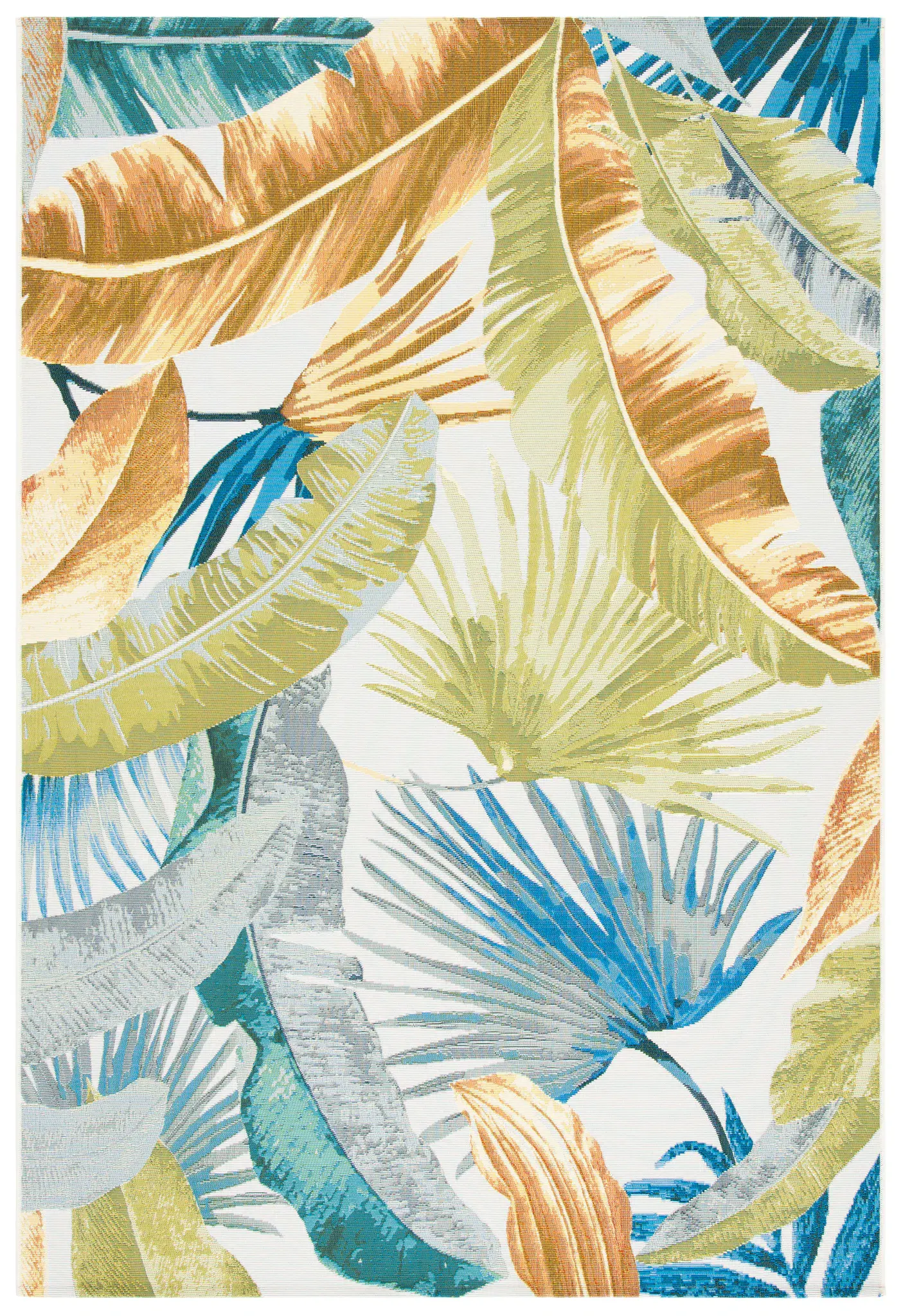 Barbados Palm Leaf Outdoor Rug