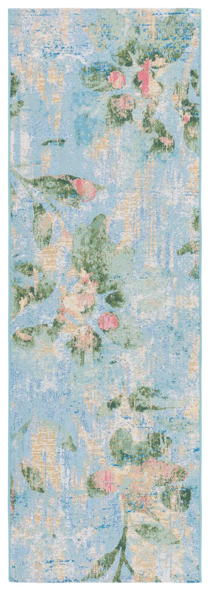 Barbados Distressed Botanical Outdoor Rug