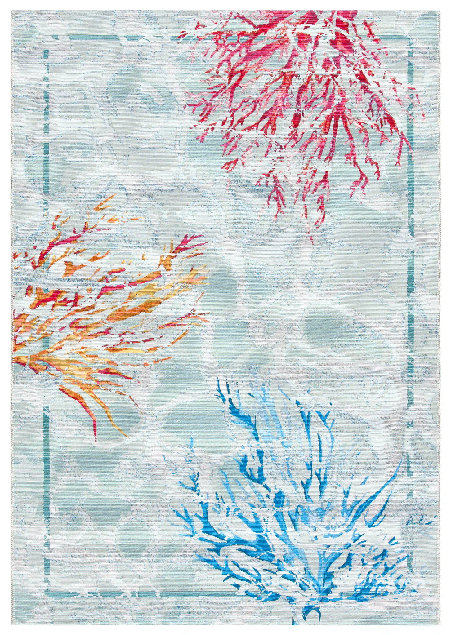 Barbados Coral Branch Outdoor Rug
