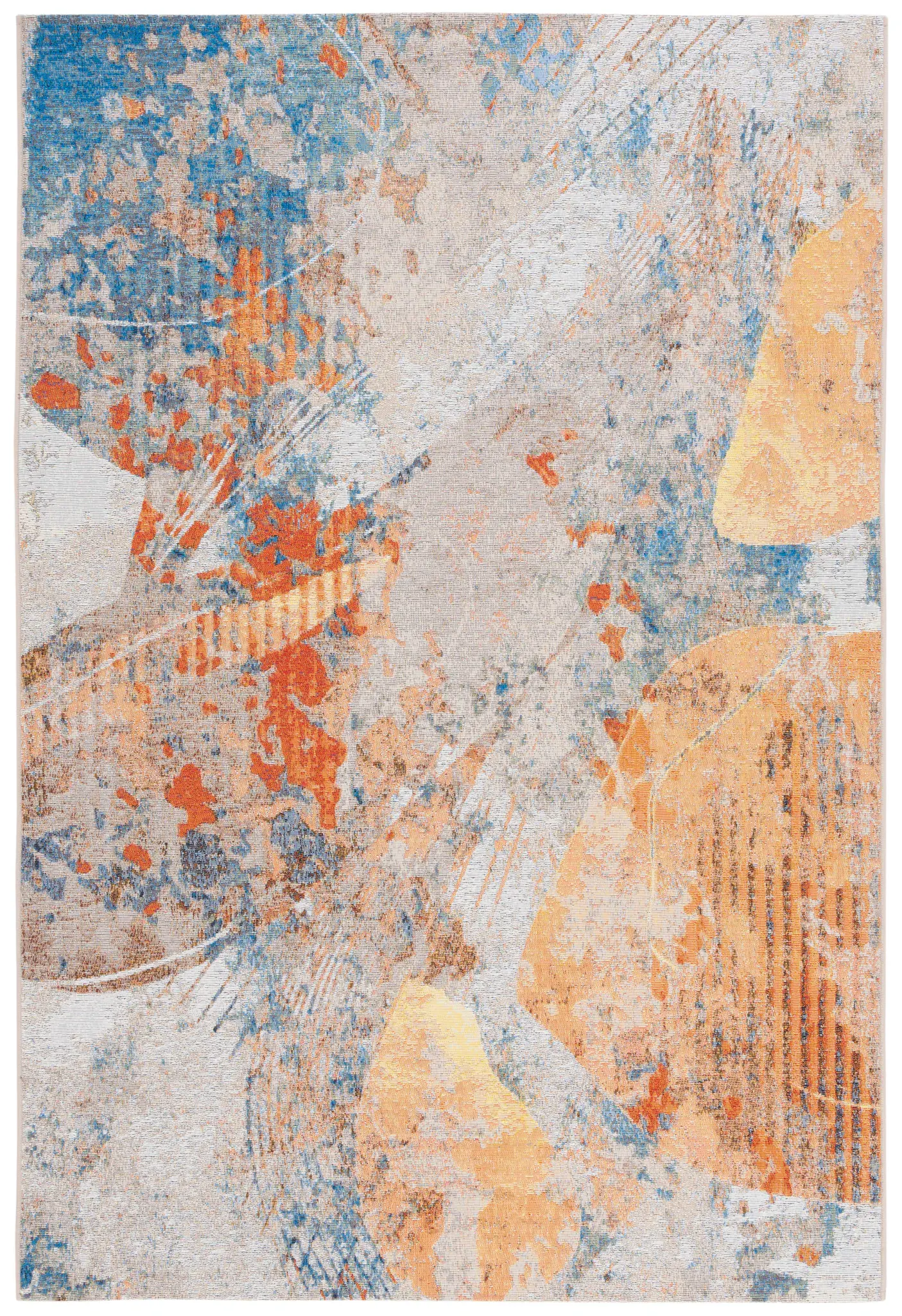 Barbados Abstract Block Outdoor Rug