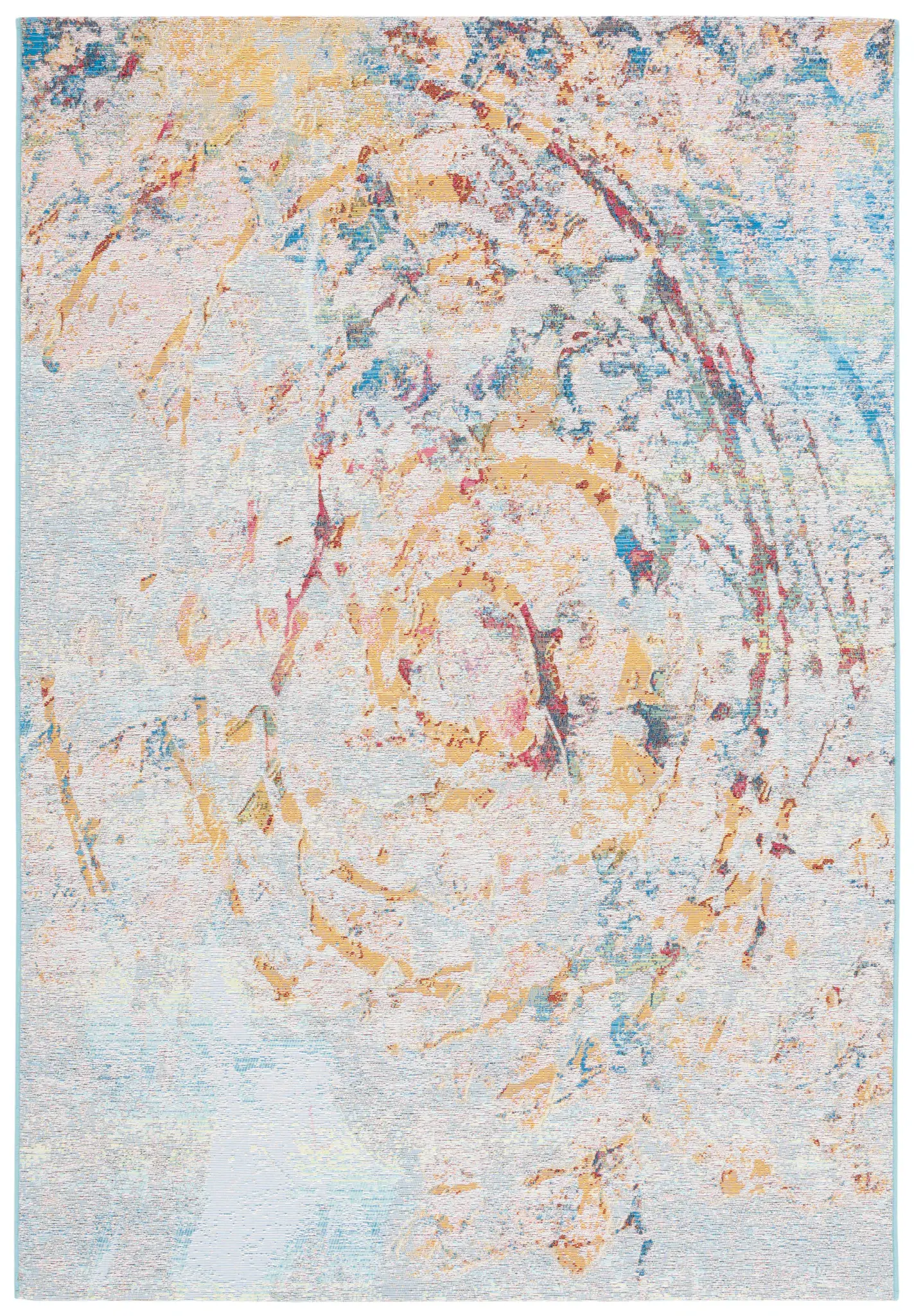 Barbados Swirling Abstract Outdoor Rug