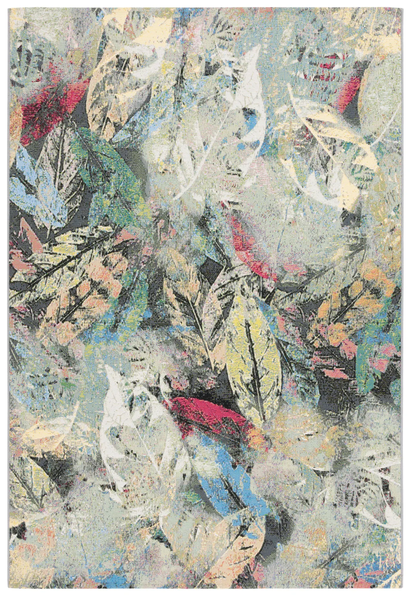 Barbados Abstract Leaf Outdoor Rug