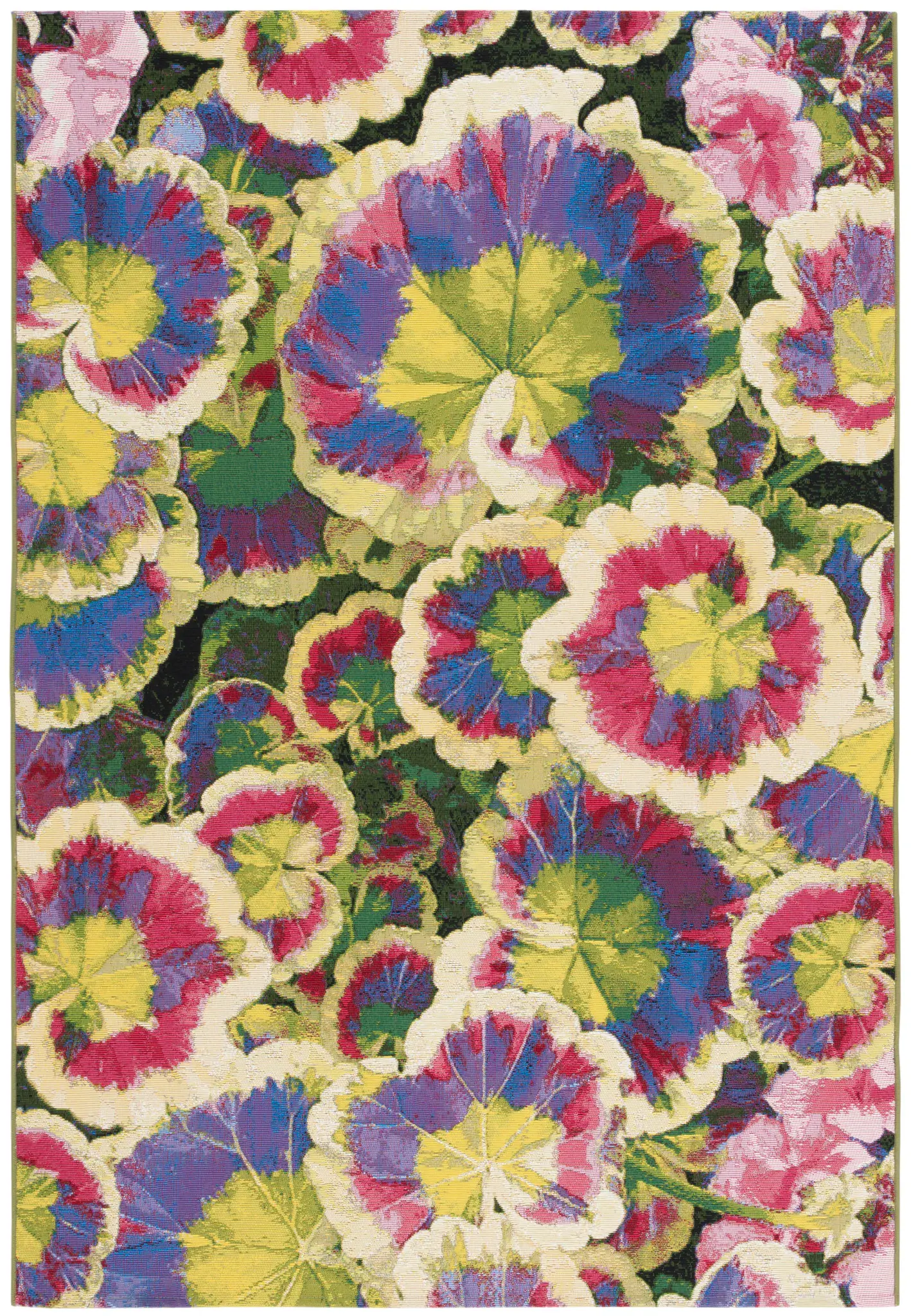 Barbados Overlapping Floral Outdoor Rug