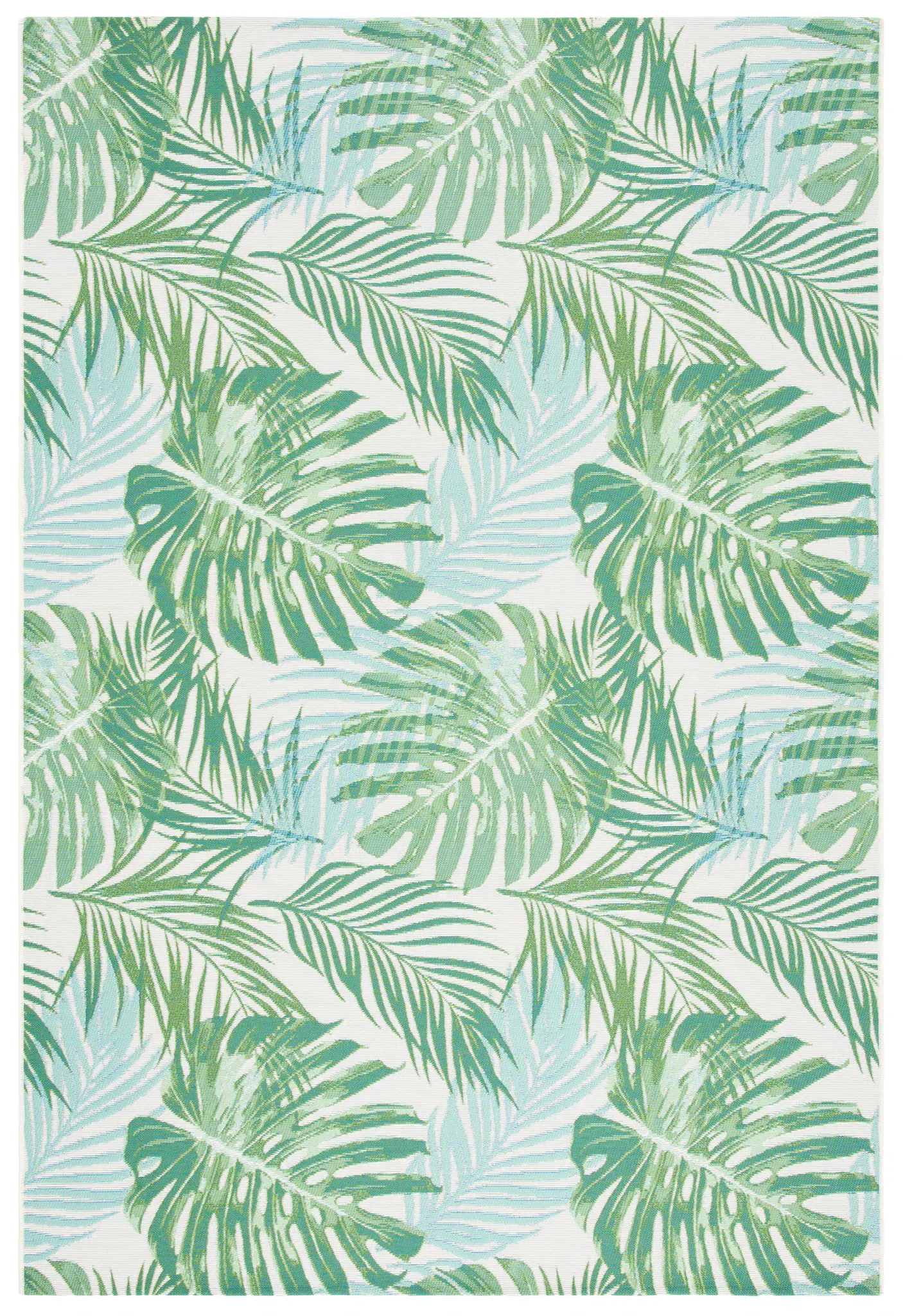 Barbados Monstera Palm Outdoor Rug