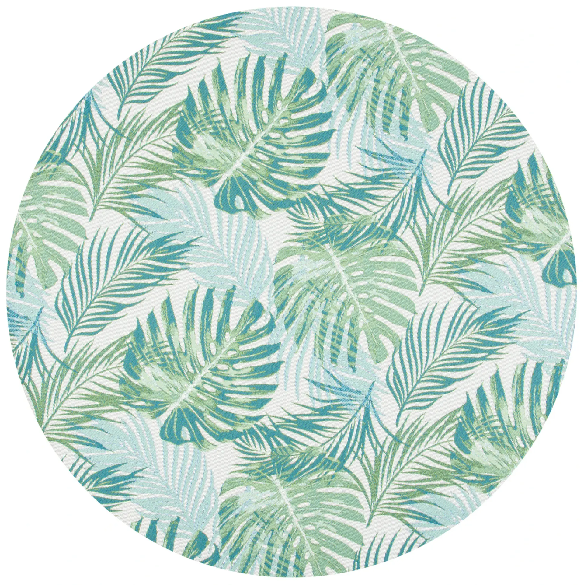 Barbados Monstera Palm Outdoor Rug