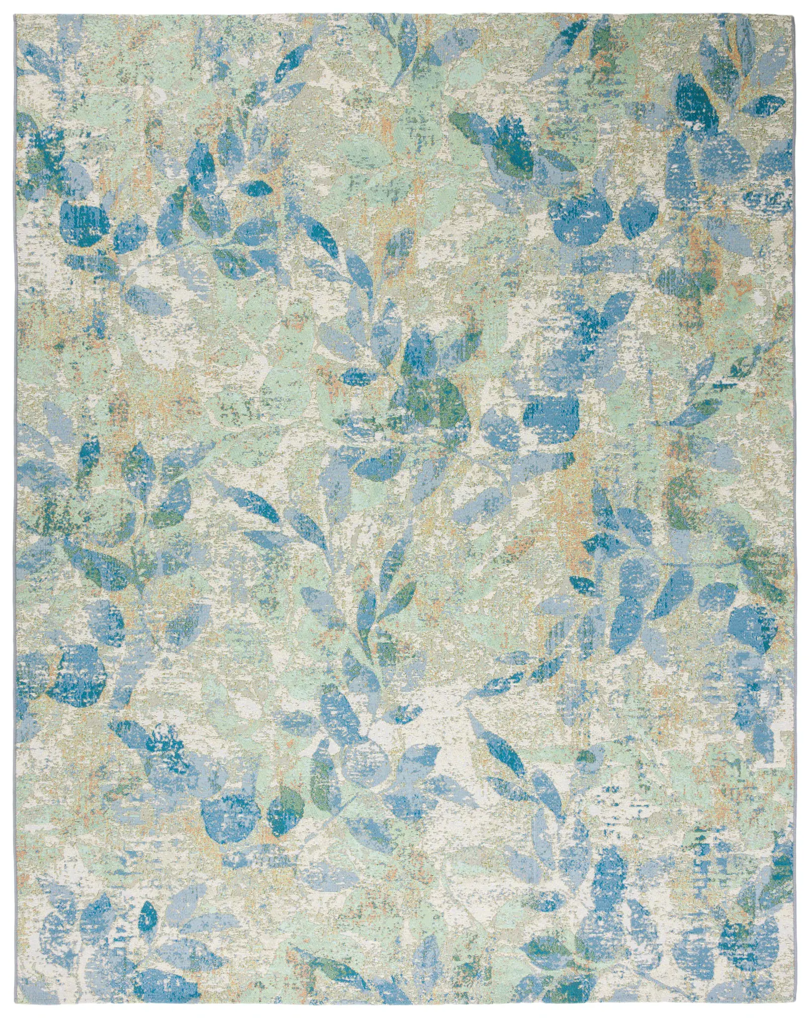 Barbados Botanical Leaf Outdoor Rug