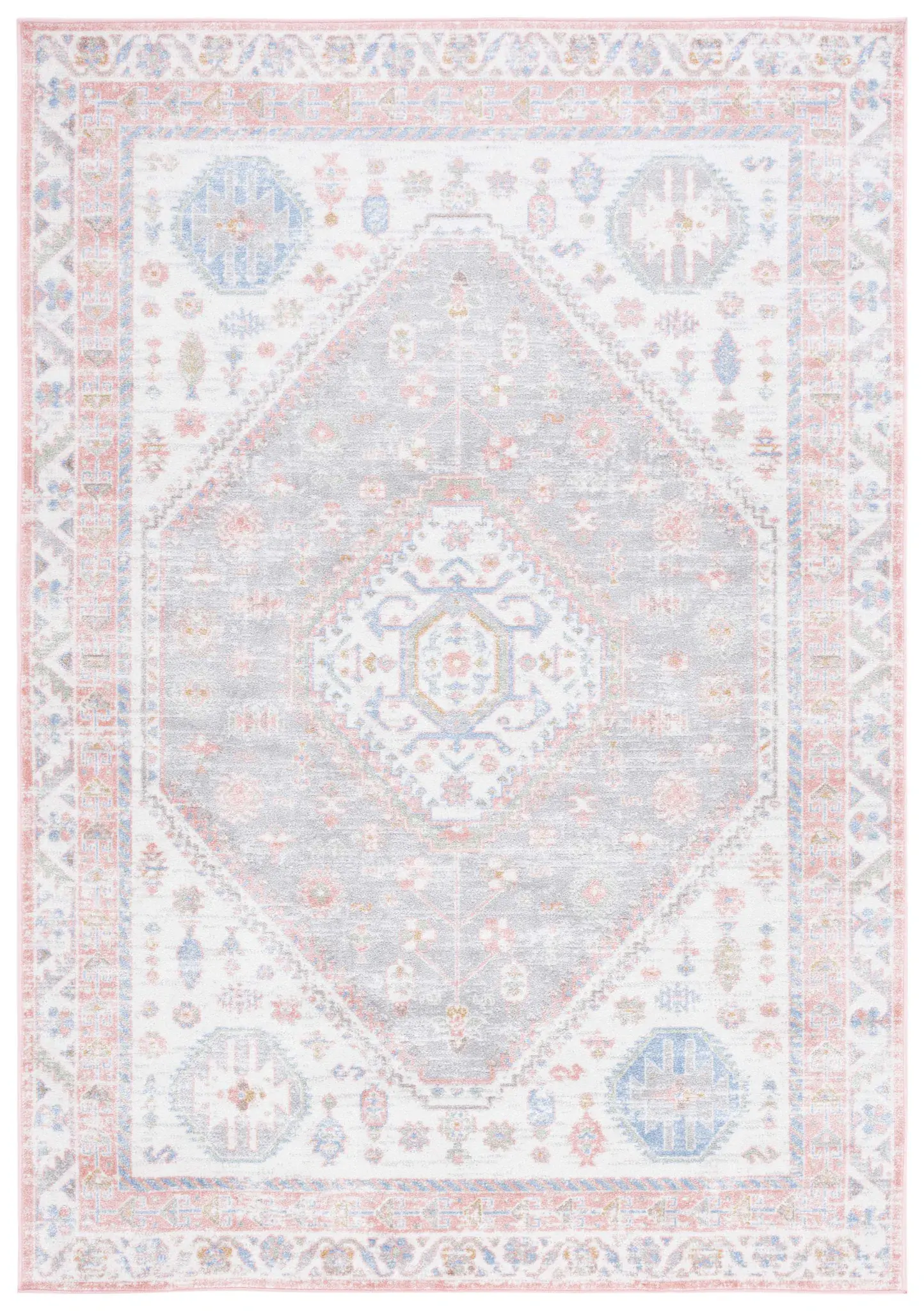 Bayside Medallion Washable Rug