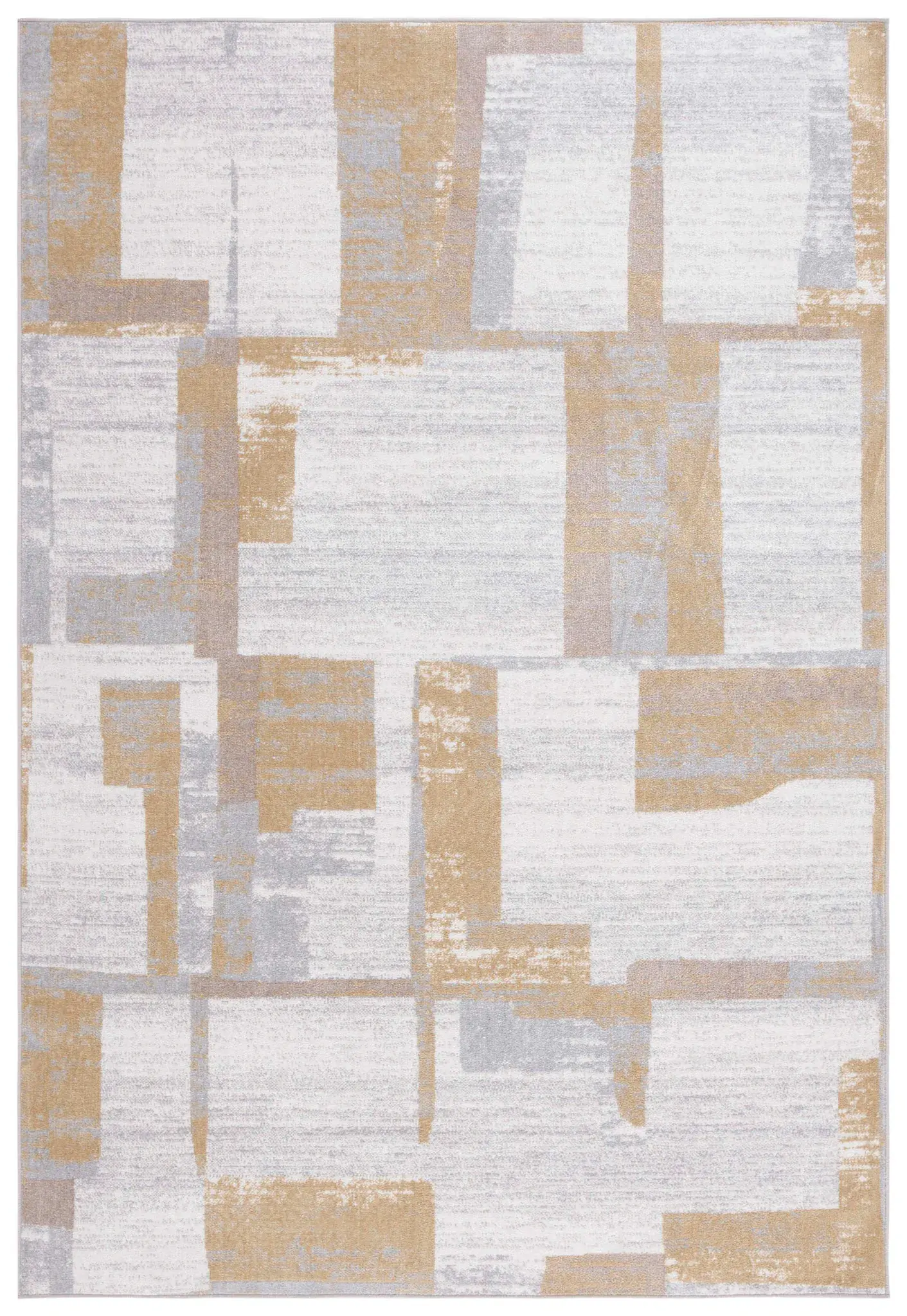 Bayside Abstract Block Washable Rug