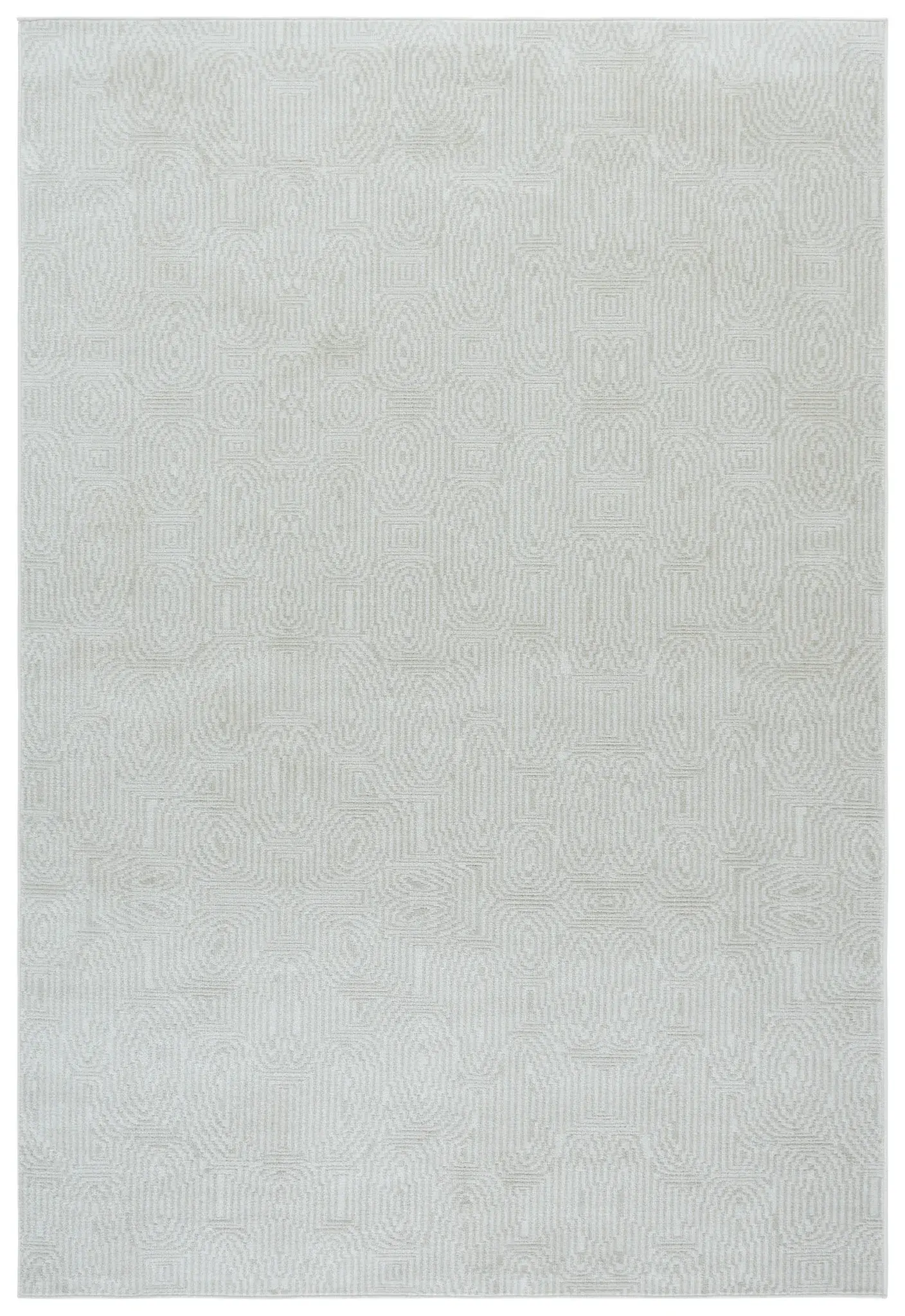 Bayside Concentric Maze Washable Rug