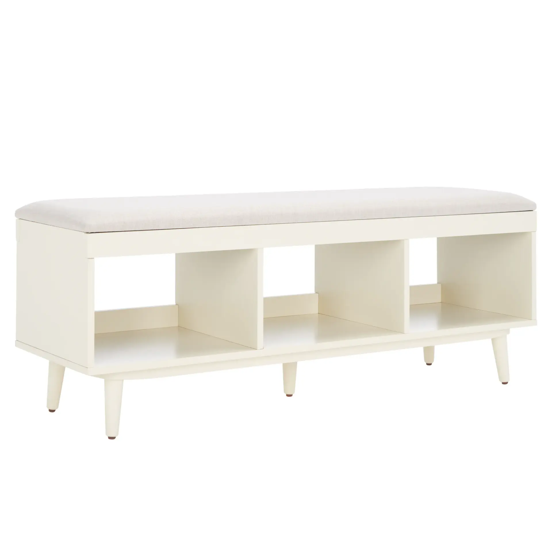 Cricket Open Shelf Bench With Cushion