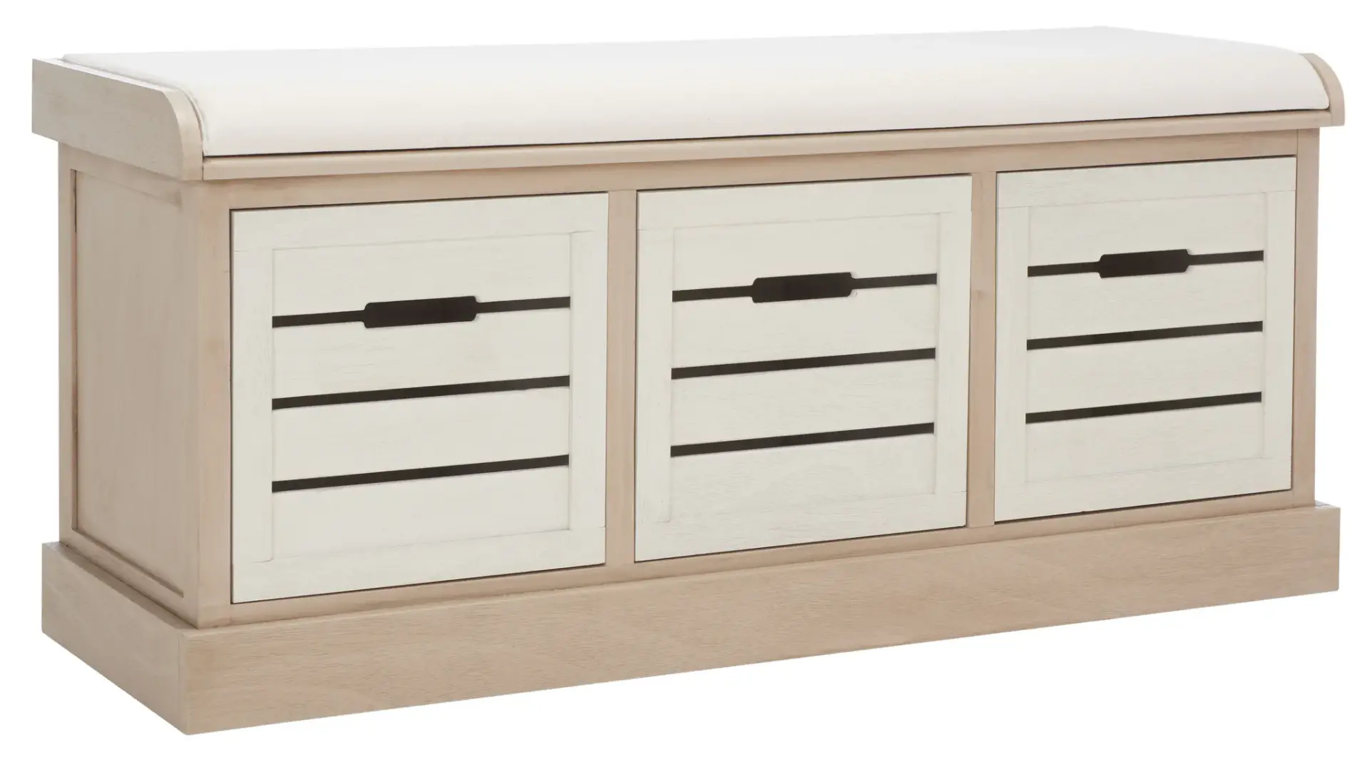 Briar Three-Drawer Storage Bench