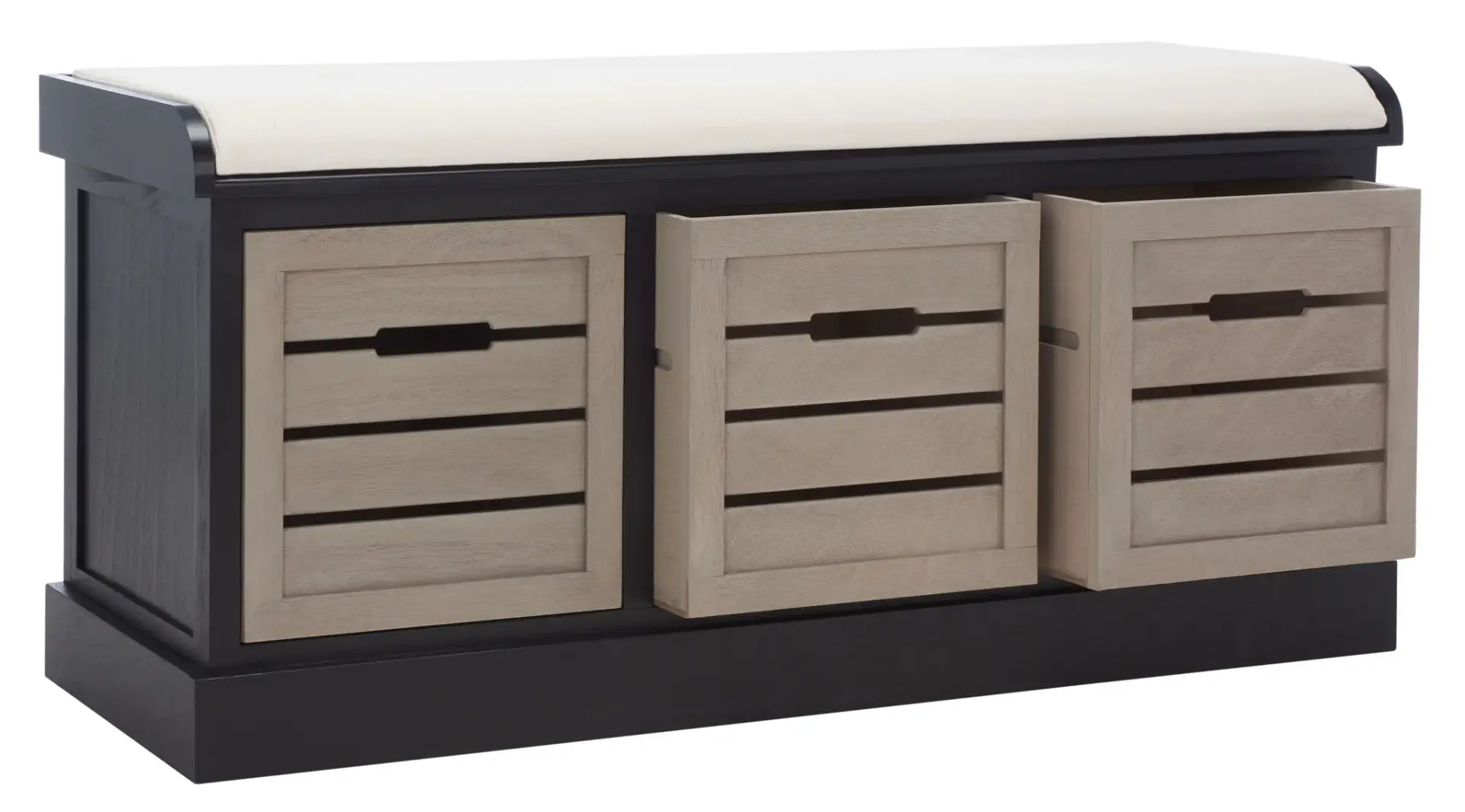 Briar Three-Drawer Storage Bench