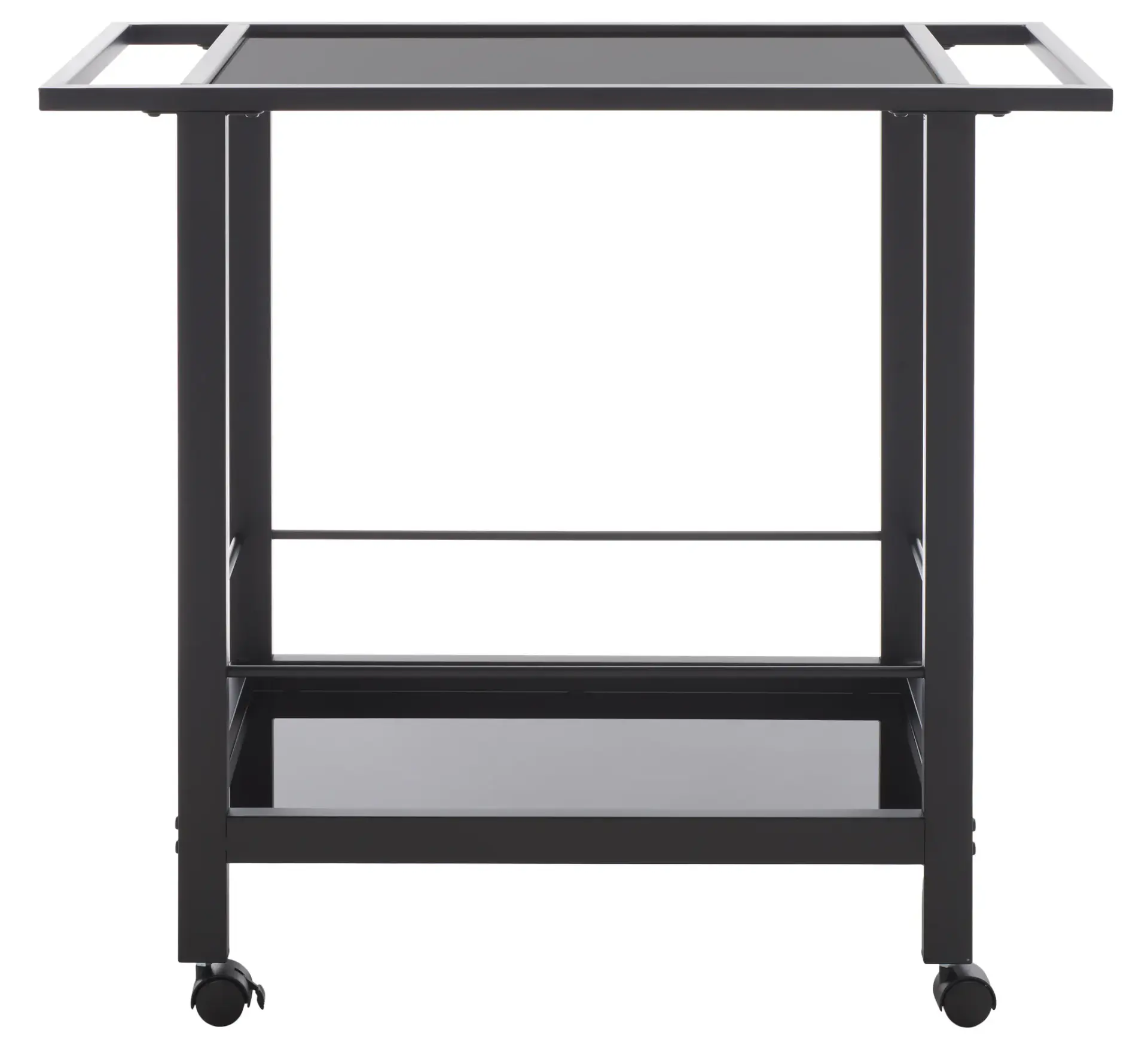 Gaelle Two-Tier Bar Cart With Handles