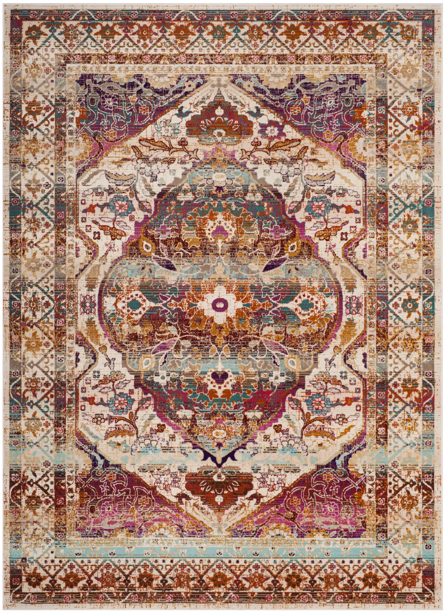Baldwin Medallion Bordered Rug