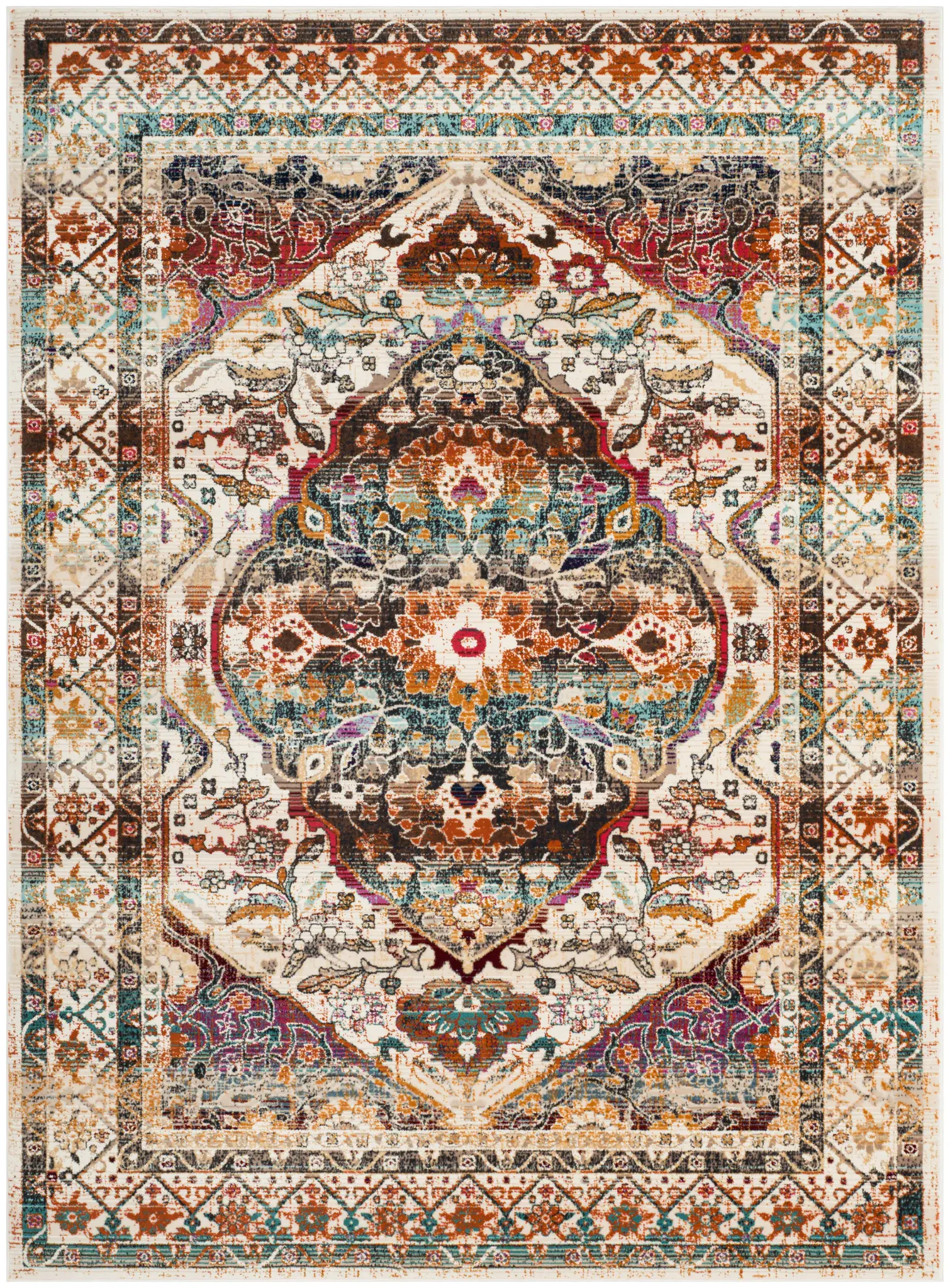Baldwin Medallion Bordered Rug
