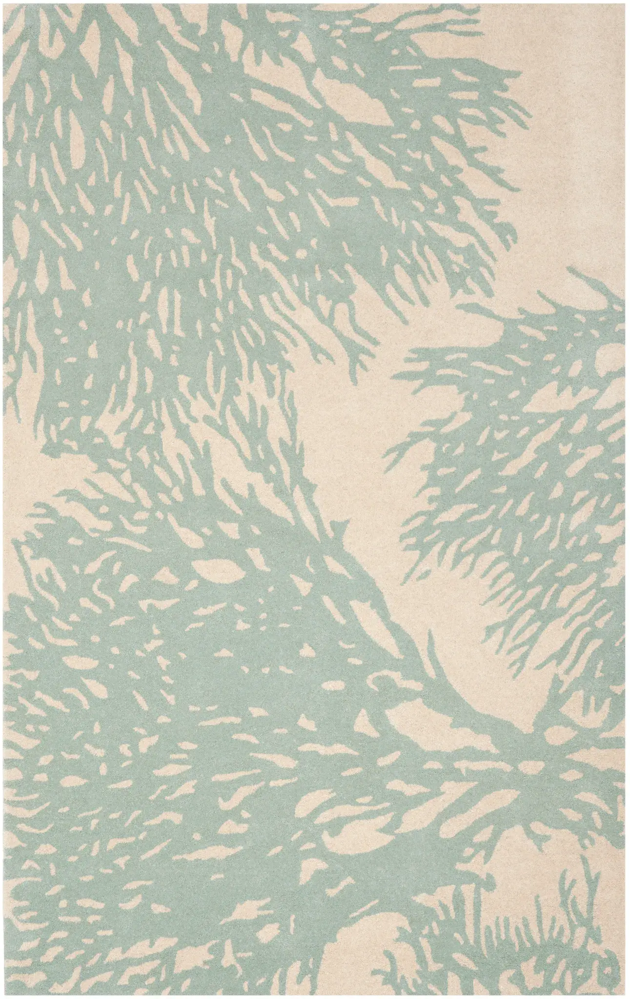 Bella Coral Hand-Tufted Wool Rug