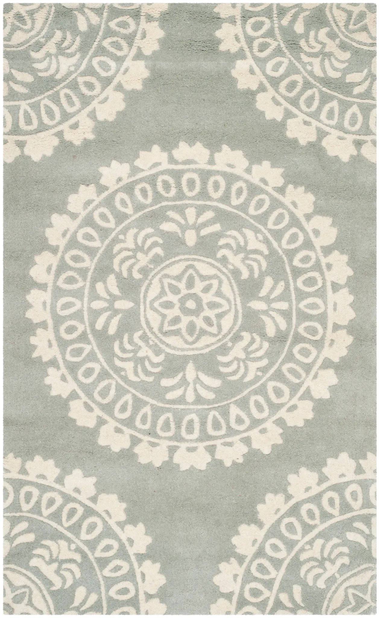 Bella Medallion Hand-Tufted Wool Rug