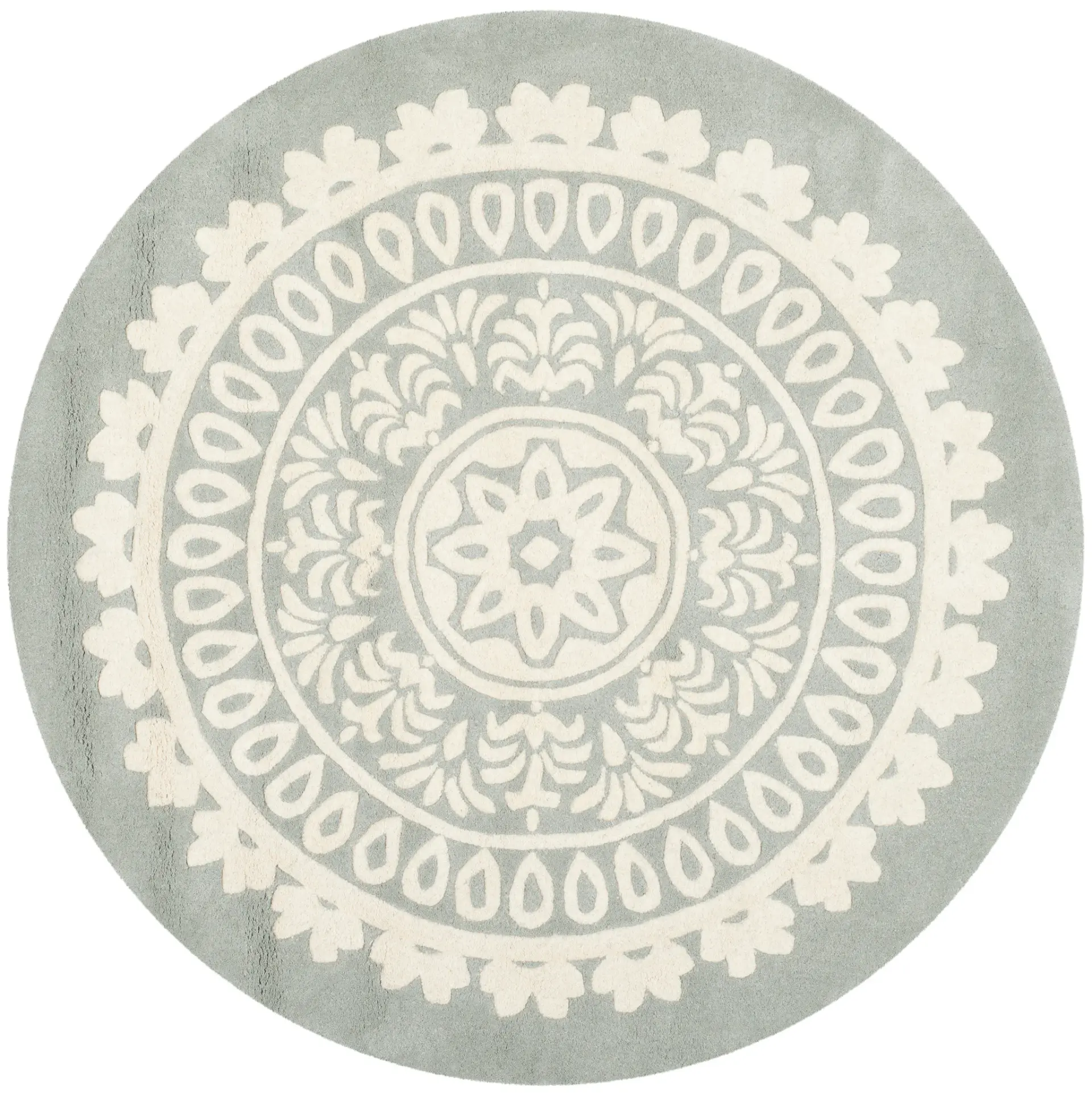 Bella Medallion Hand-Tufted Wool Rug