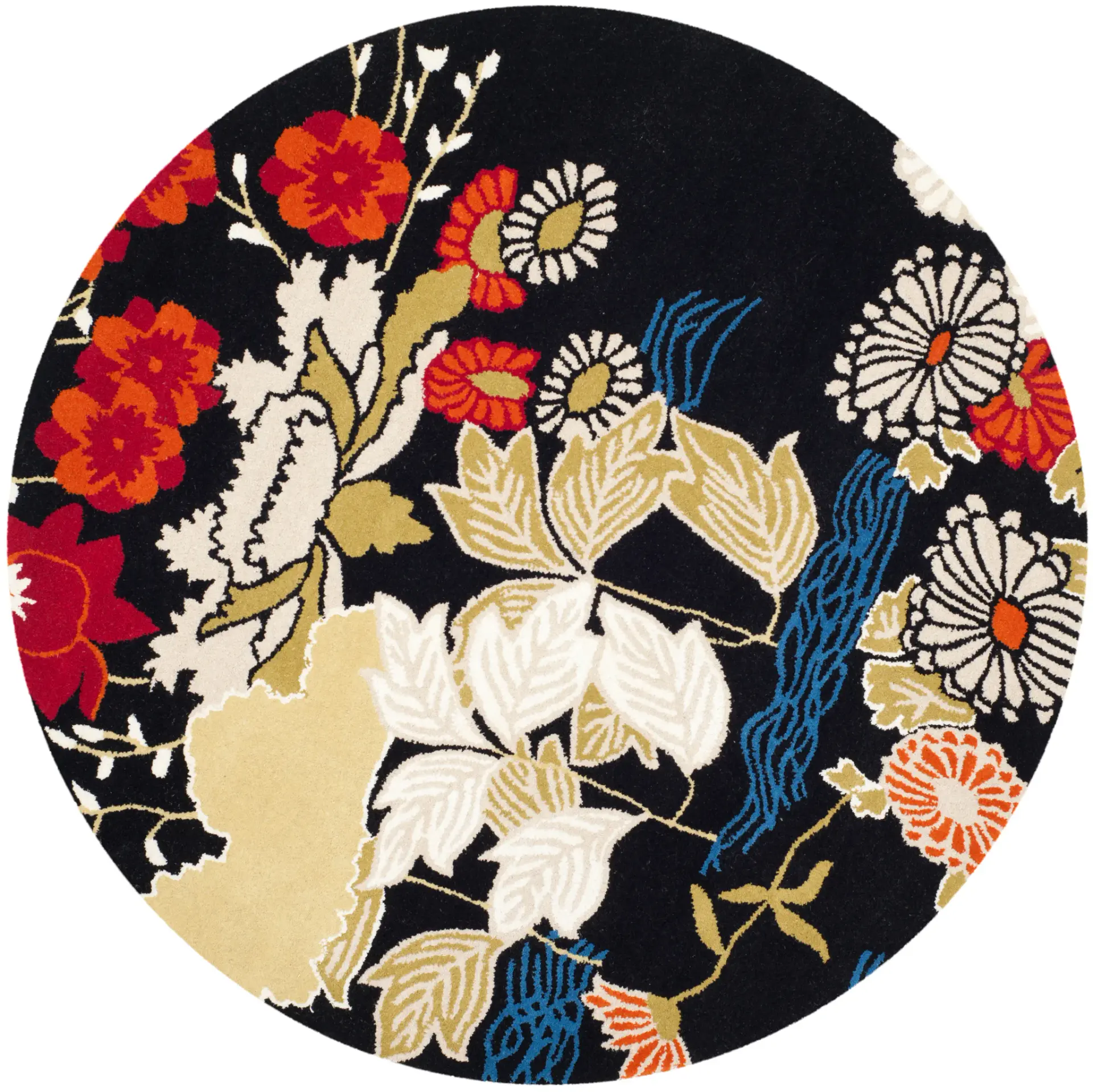 Bella Floral Hand-Tufted Wool Rug