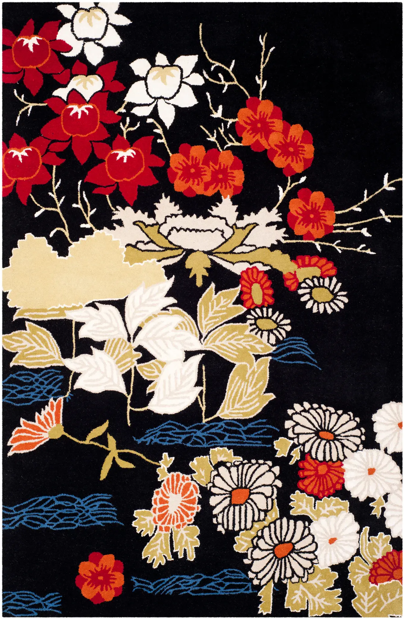 Bella Floral Hand-Tufted Wool Rug