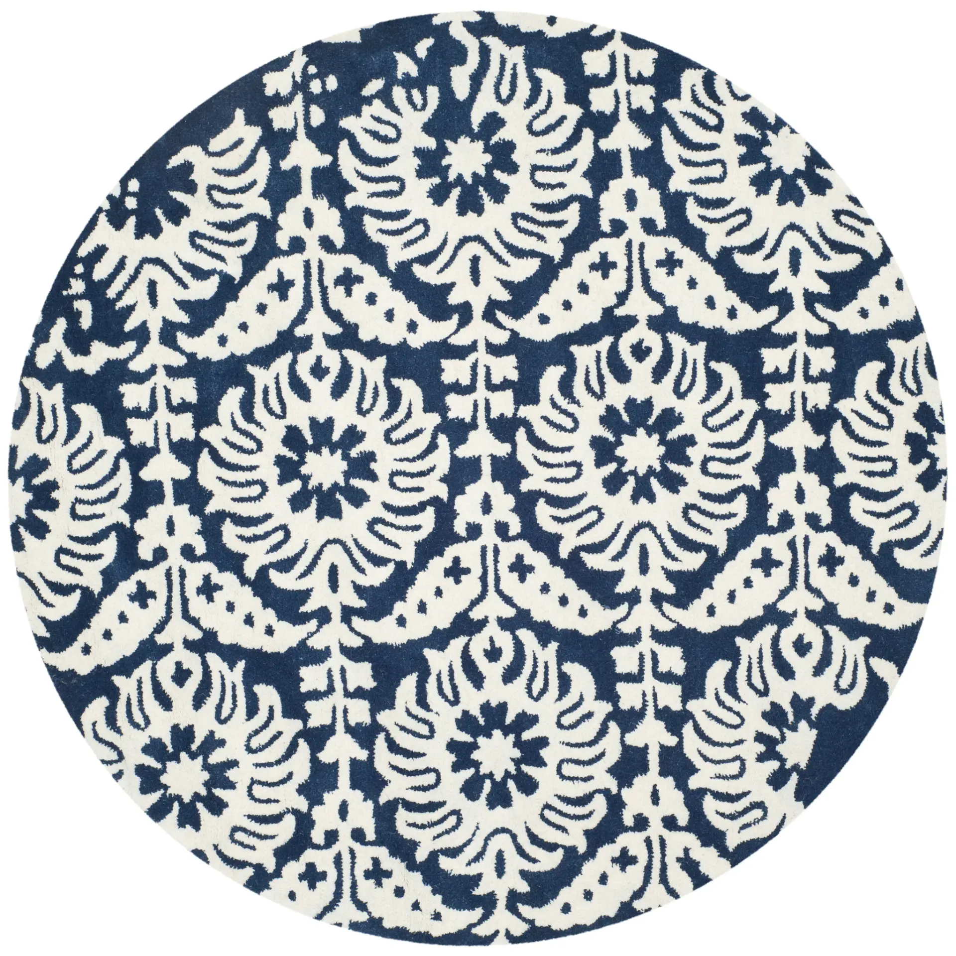 Bella Dissolving Floral Hand-Tufted Wool Rug