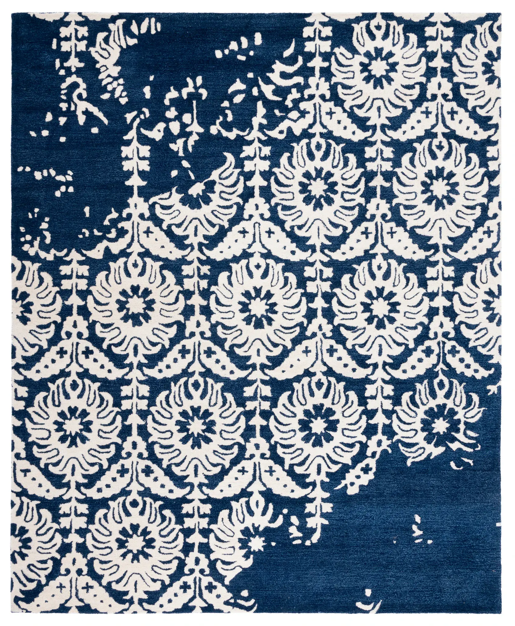 Bella Dissolving Floral Hand-Tufted Wool Rug