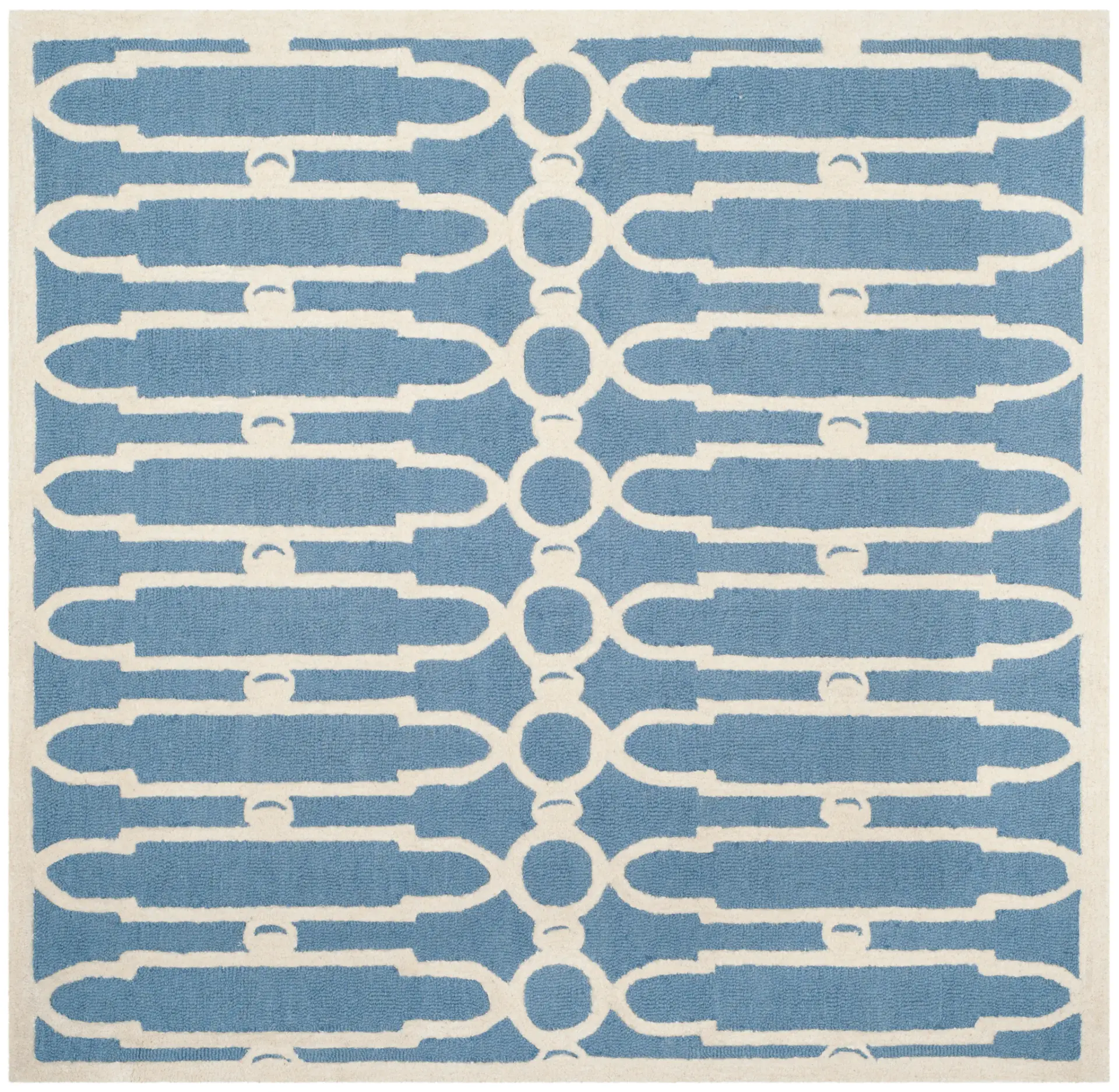Bella Geometric Trellis Hand-Tufted Wool Rug