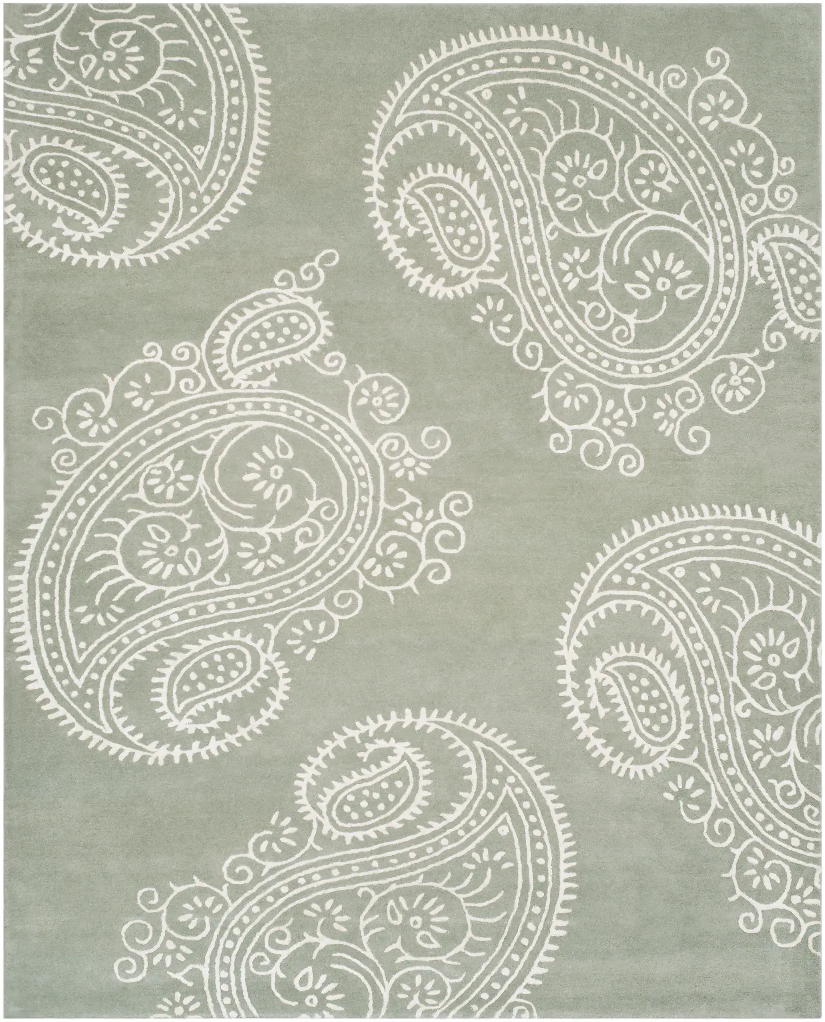 Bella Paisley Hand-Tufted Rug