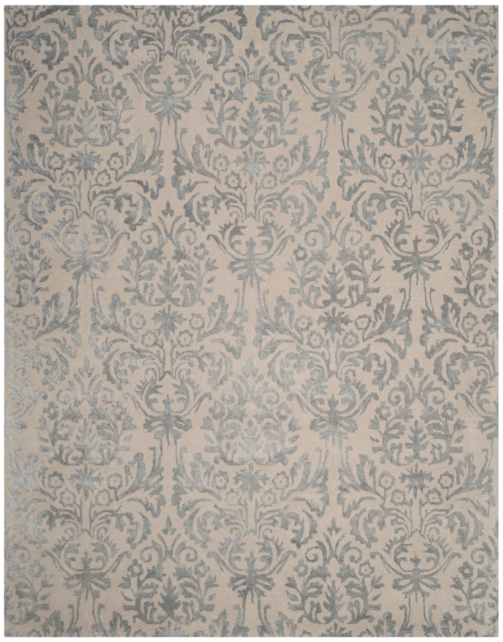 Bella Acanthus Damask Hand-Tufted Rug