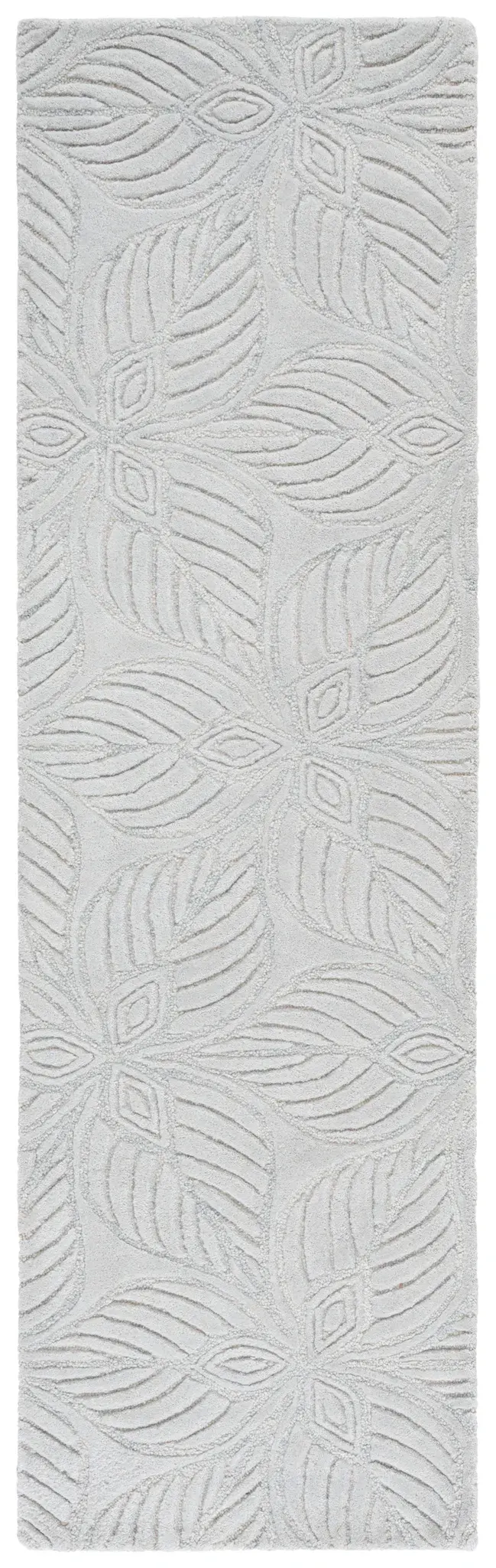 Bella Carved Leaf Hand-Tufted Wool Rug