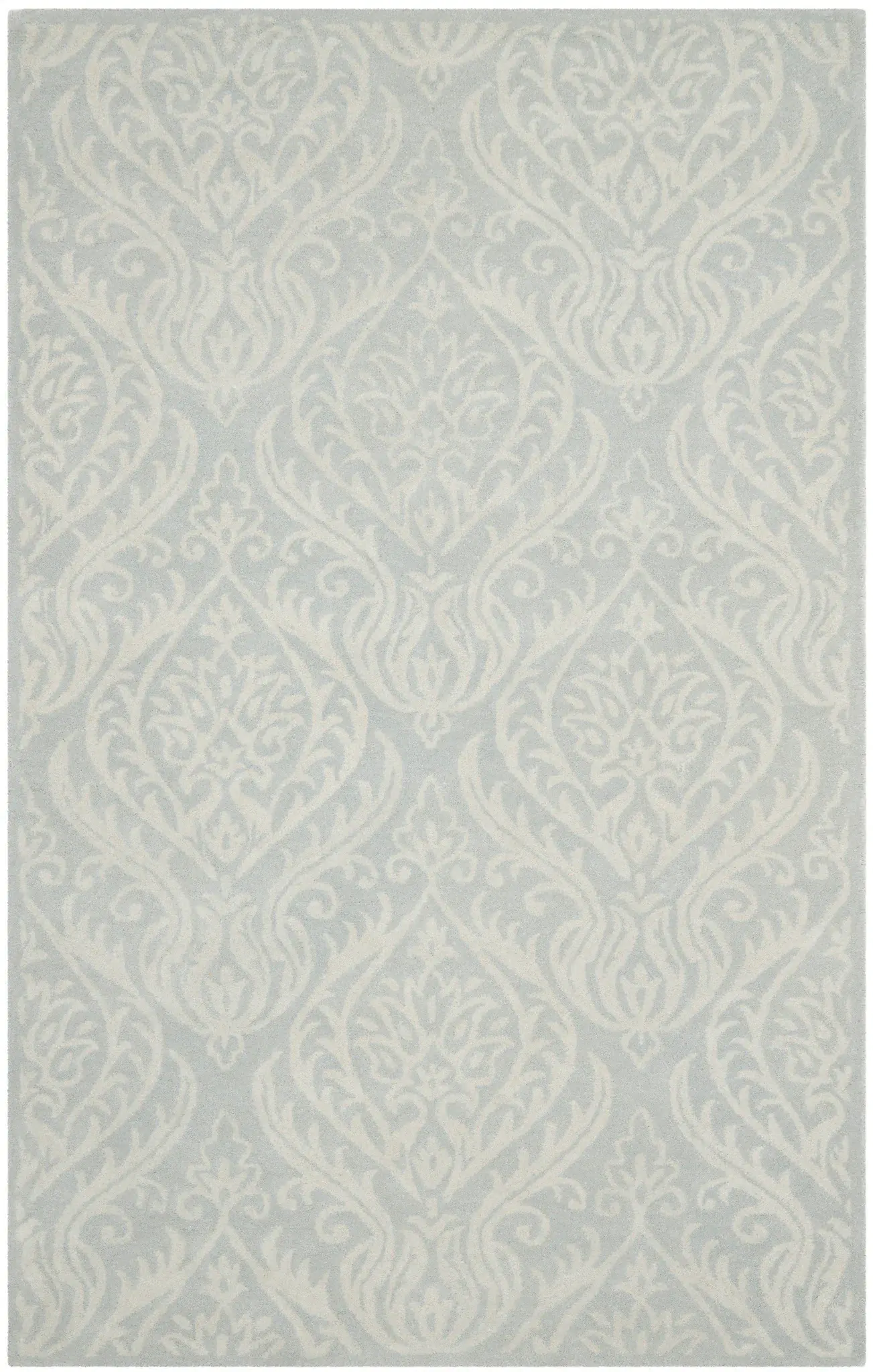 Bella Damask Hand-Tufted Wool Rug