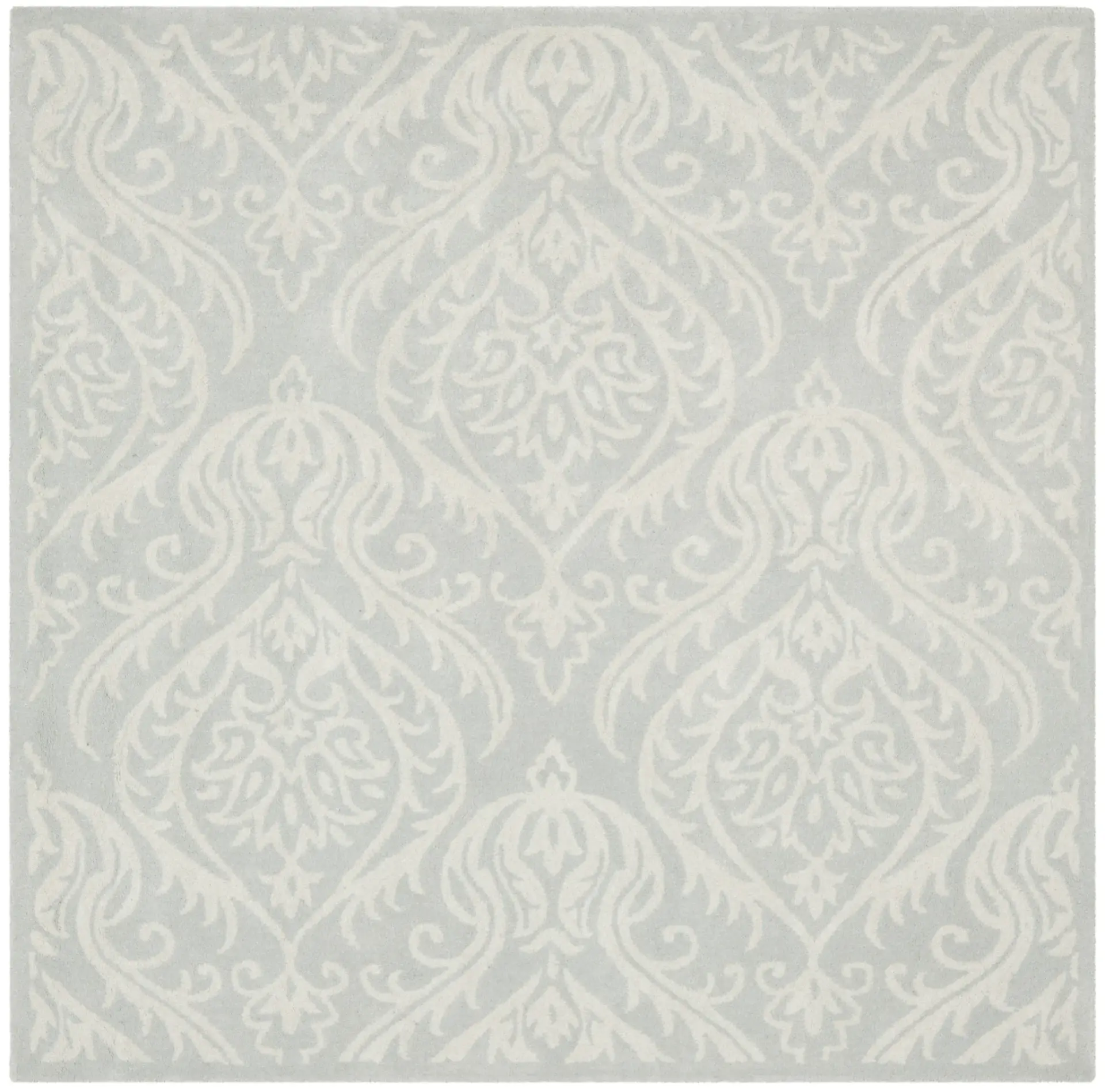 Bella Damask Hand-Tufted Wool Rug