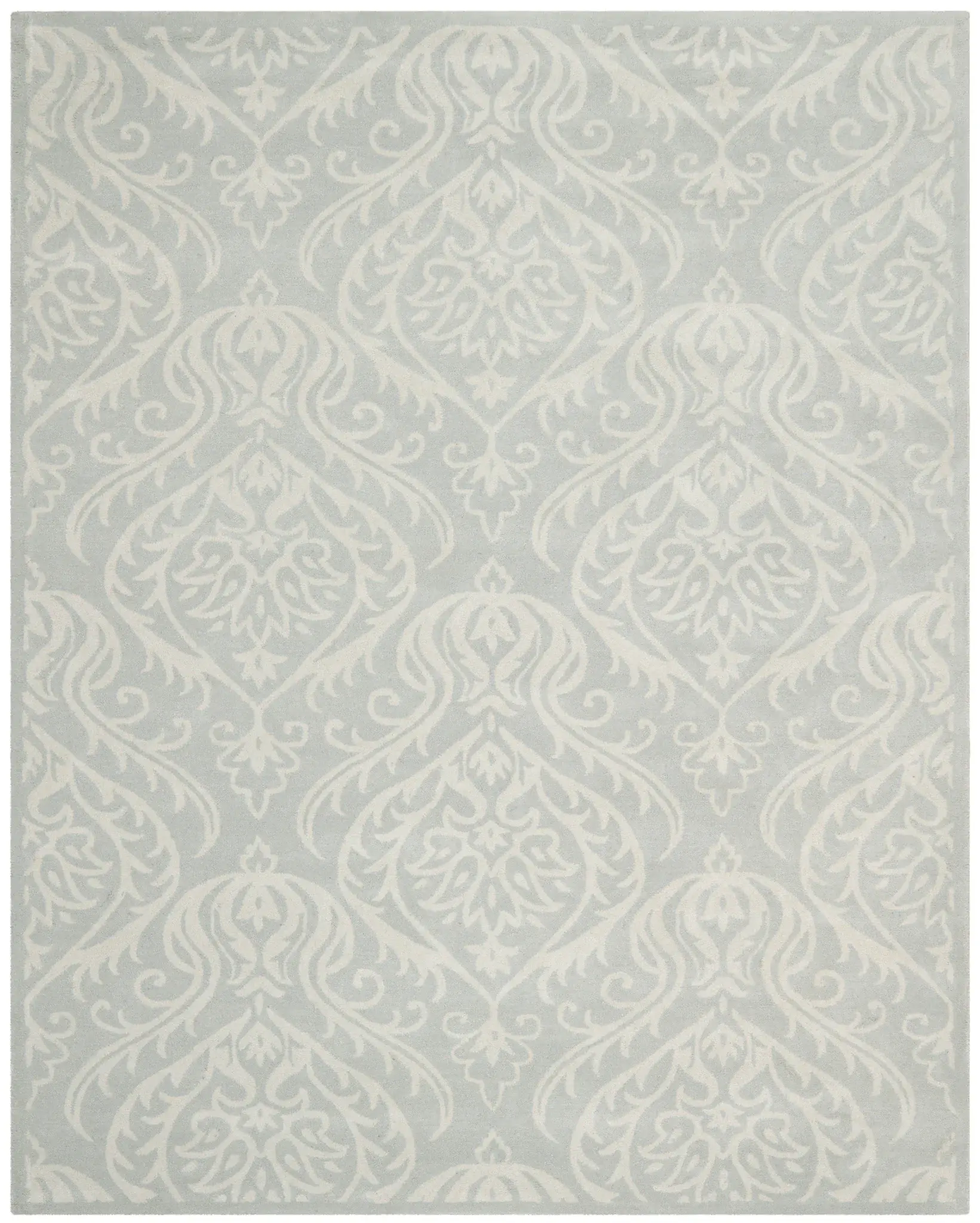 Bella Damask Hand-Tufted Wool Rug